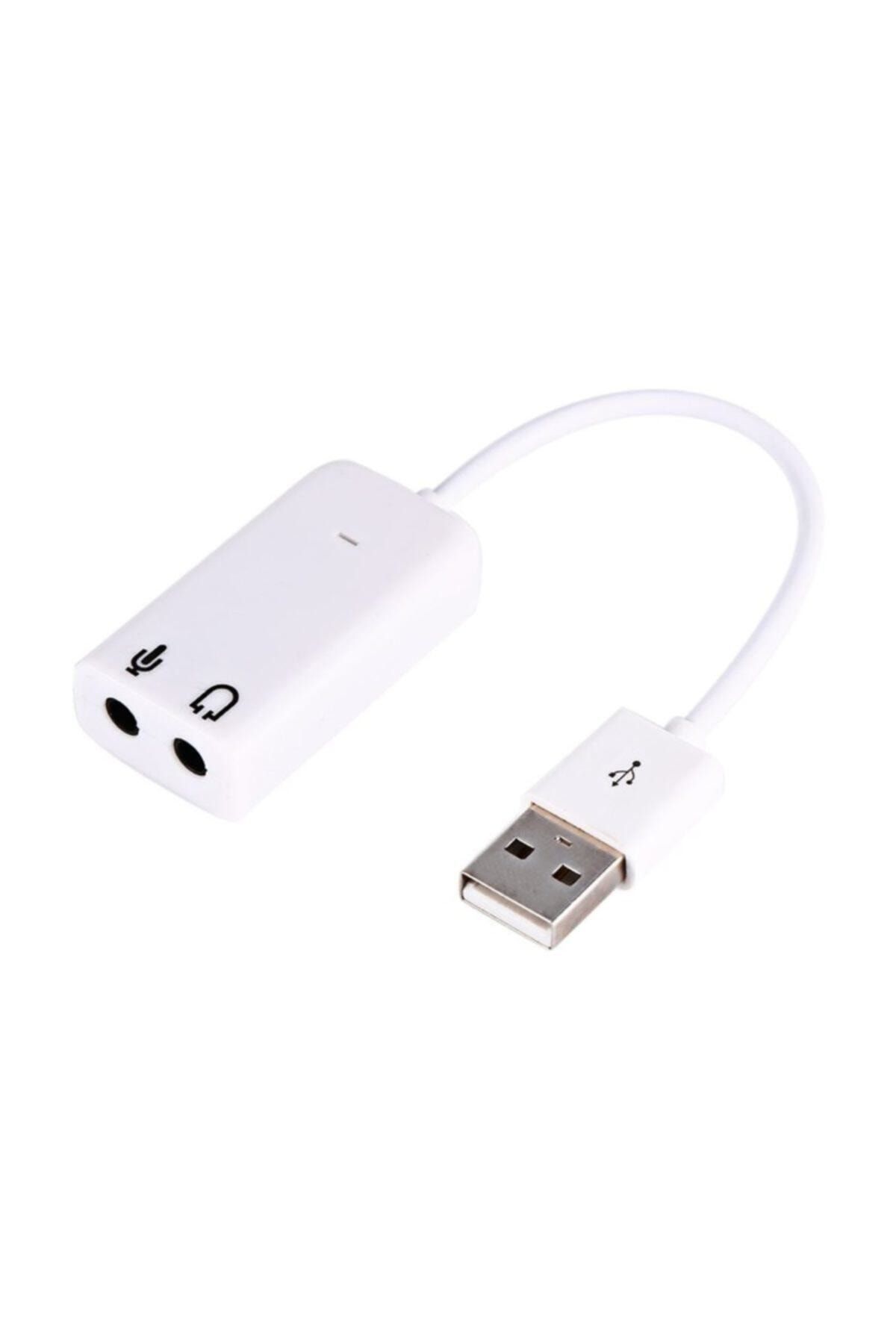 Concord Usb Ses Kartı Çevirici 7+1 Dönüştürücü Laptop Harici Ses Kartı