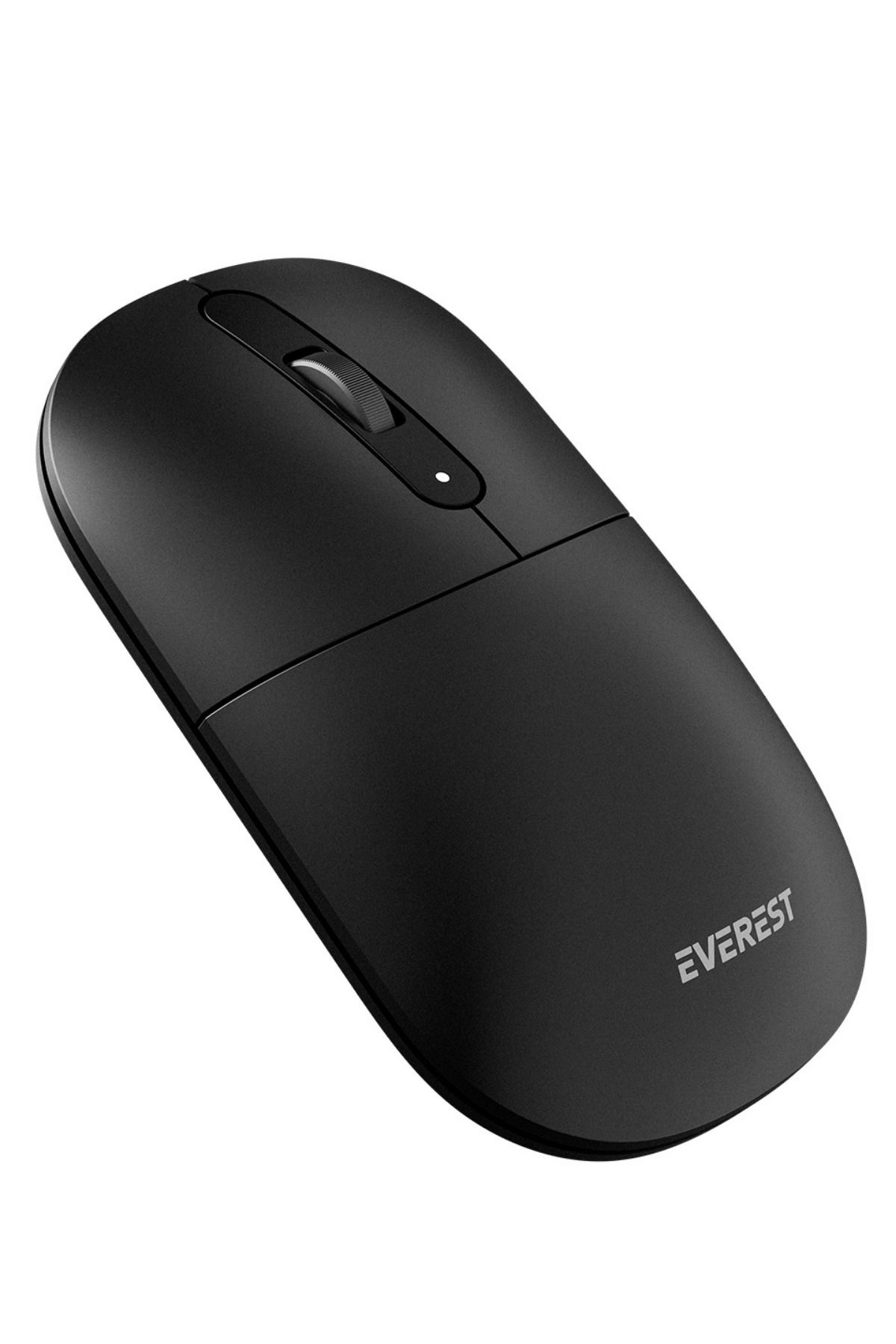 Everest Usb Siyah 2.4Ghz & Kablosuz & Sessiz & 1600dpi & Ergonomik Wireless Kablosuz Ofis Mouse