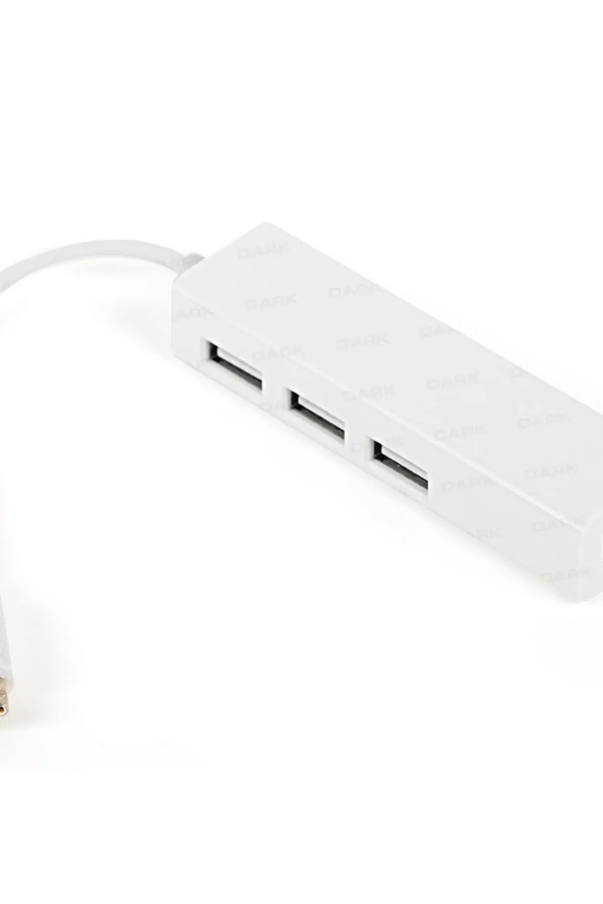 Genel Markalar Usb3.1 Type-c - 3xusb2.0 Hub 10-100 Ethernet Dönüştürücü