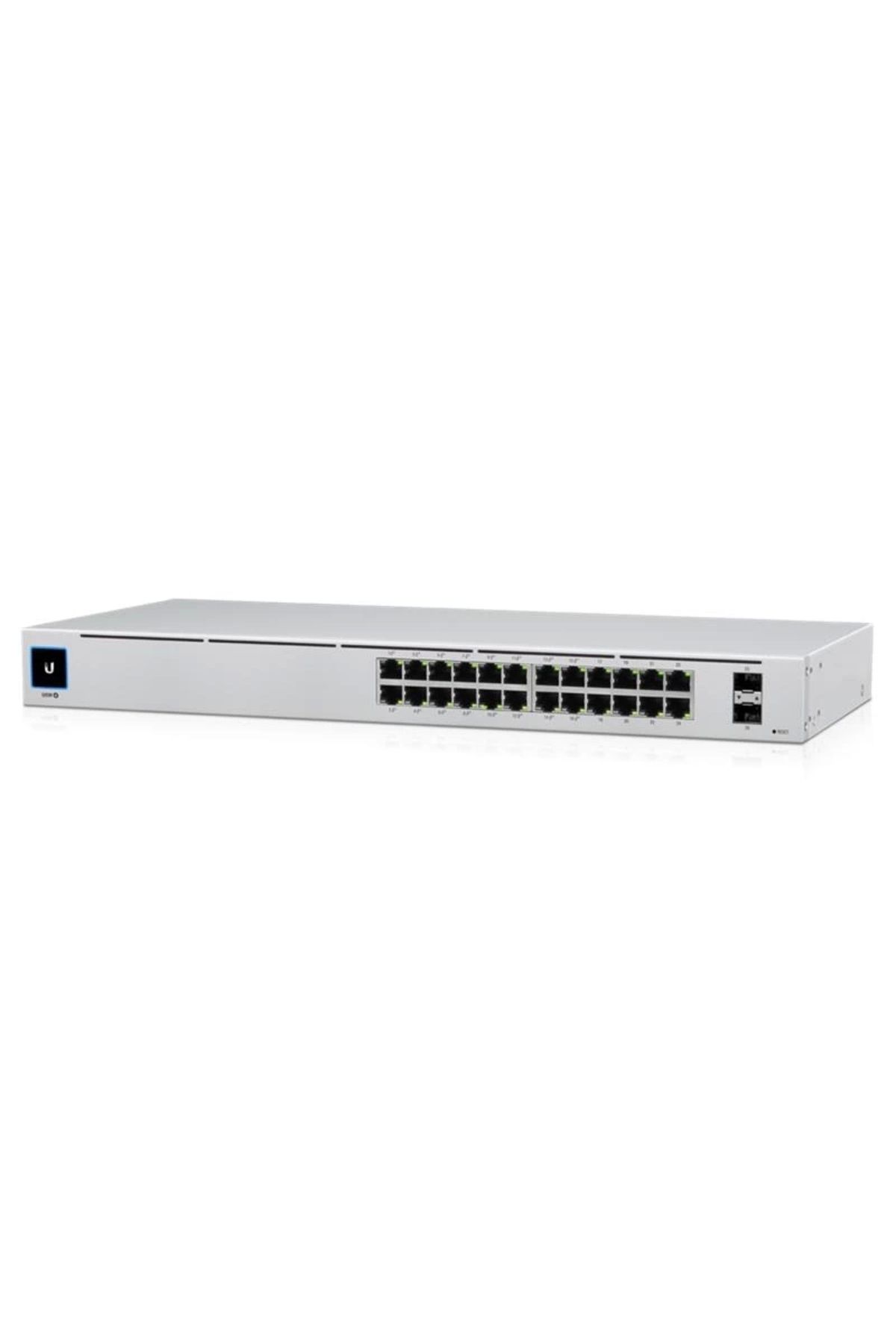 Genel Markalar Usw-24-poe 24 Port Gıgabıt 2x1gb Sfp Uplınk Yönetilebilir 95w Poe Rackmount Swıtch