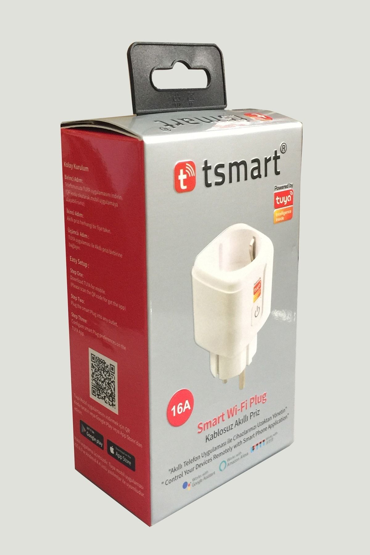 Tsmart Uzaktan Yönetebilen Kablosuz Akıllı Wıfı Priz 16a Tuya Destekli