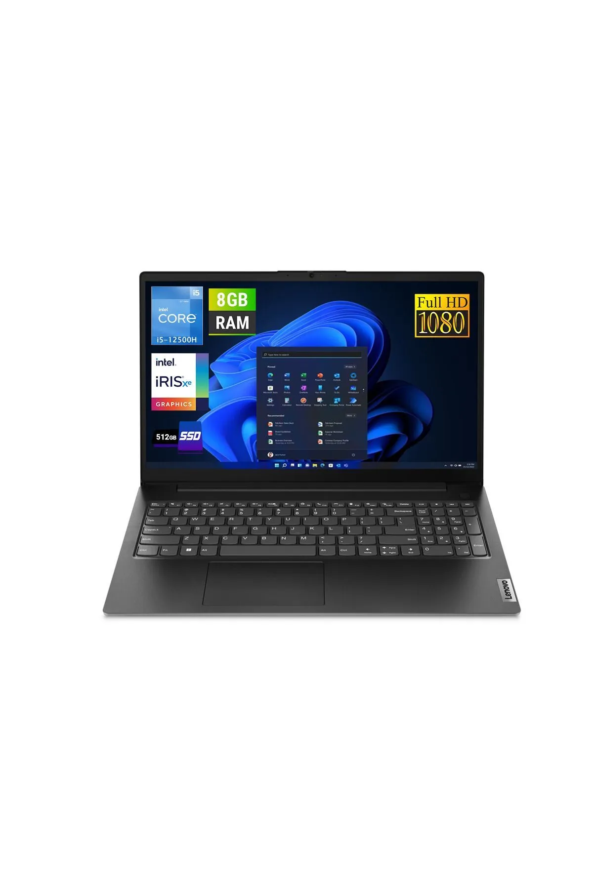 Lenovo V15 G4 I5-12500h 8gb 512gb Ssd 15.6'' Fhd Fdos Notebook 83fs001htr