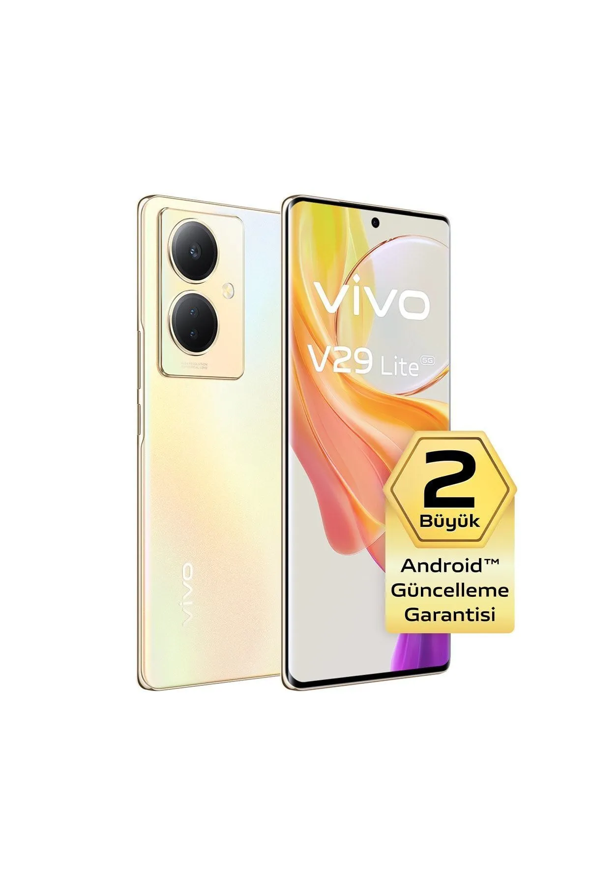 Vivo V29 Lite 5G 256 GB 8 GB Ram Altın Işıltısı Cep Telefonu (vivo Türkiye Garantili)