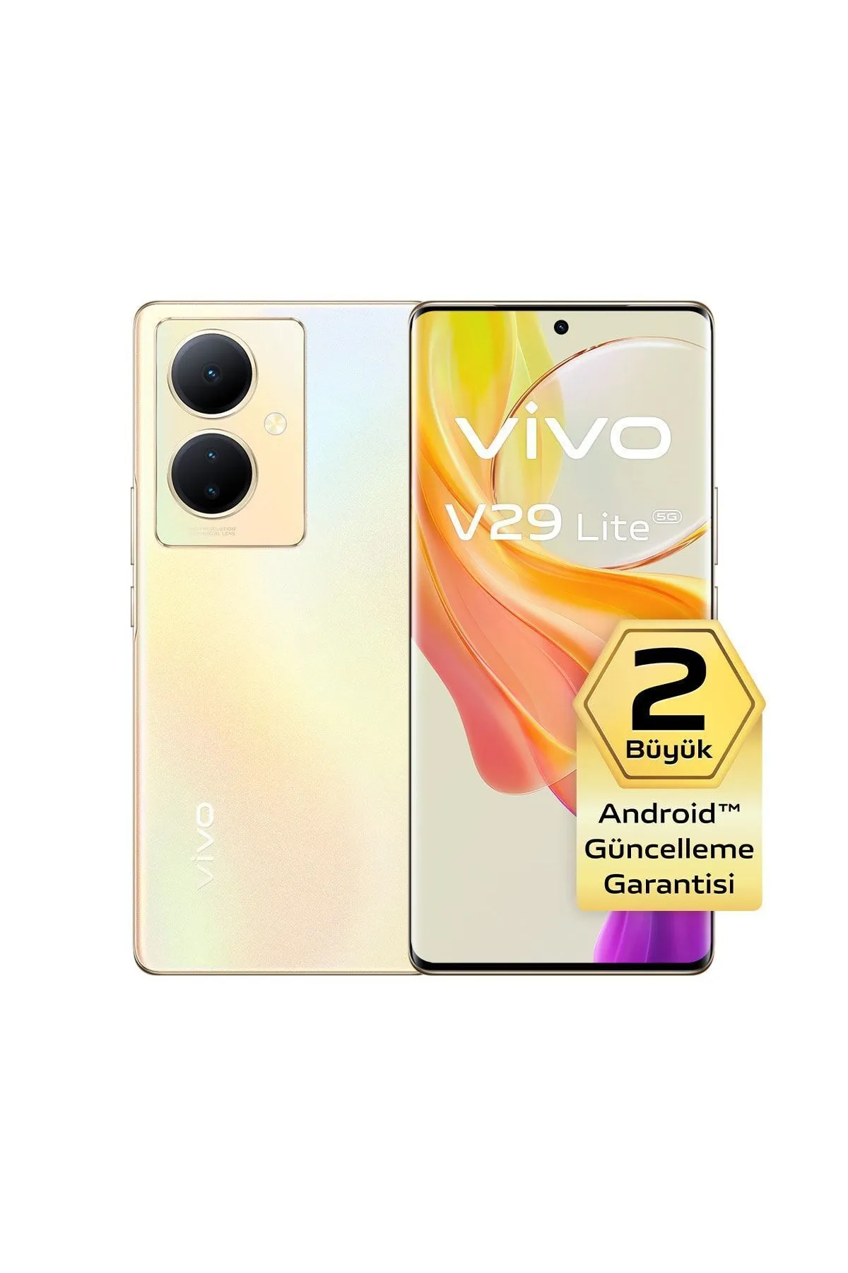 Vivo V29 Lite 5G 256 GB 8 GB Ram Altın Işıltısı Cep Telefonu (vivo Türkiye Garantili)