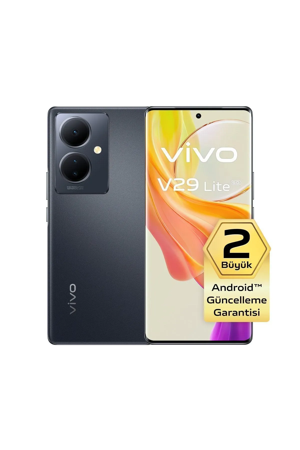 Vivo V29 Lite 5g 256 Gb 8 Gb Ram Siyah Elmas Işıltısı ( Türkiye Garantili)