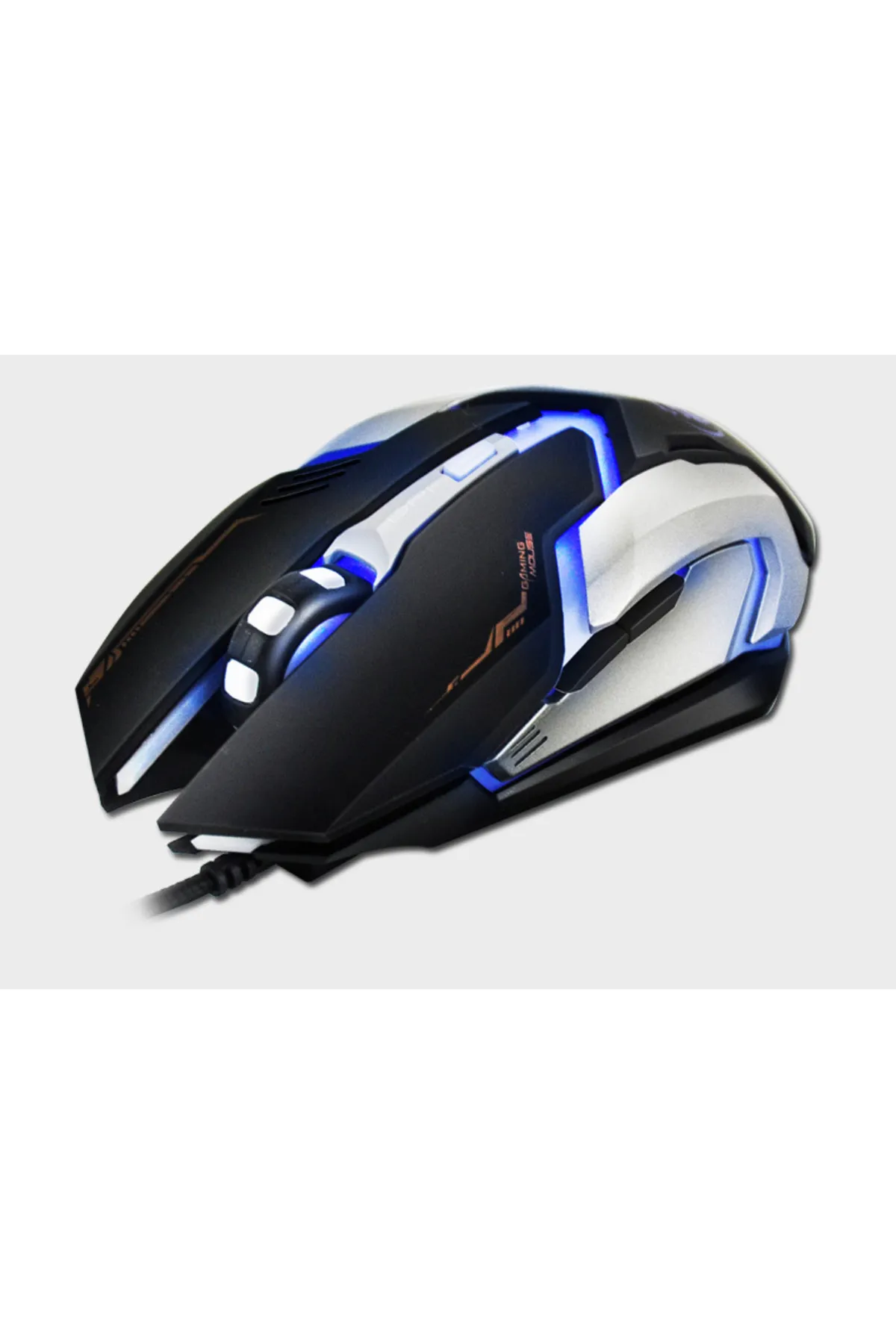 iMice V6 Oyun Faresi Kablolu Usb Mouse E-Spor Oyun 6 Düğme Ledli Gaming Mouse 800-2400 DPI