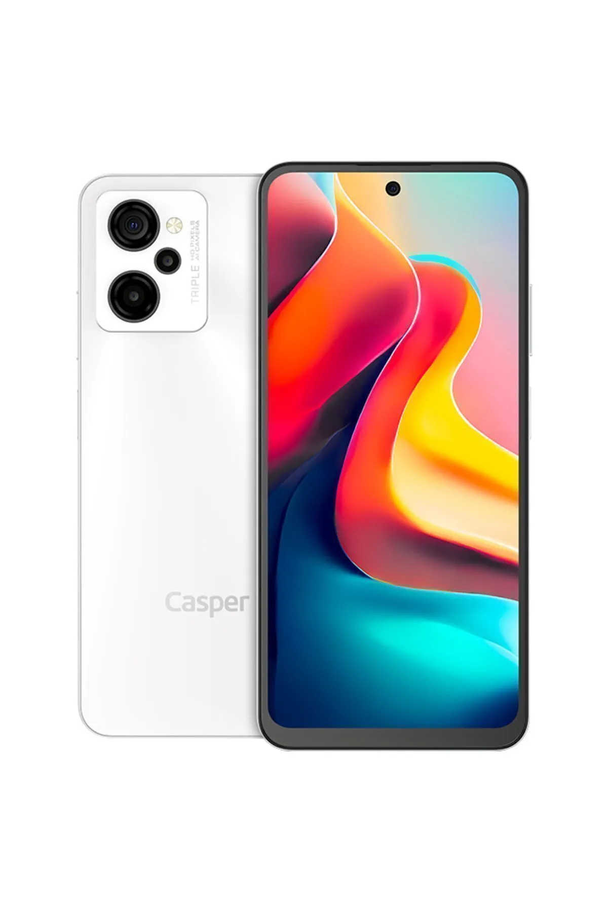 Casper Vıa M40 128 Gb 6 Gb Ram Inci Beyazı( Ekran Koruyucu Kılıf)