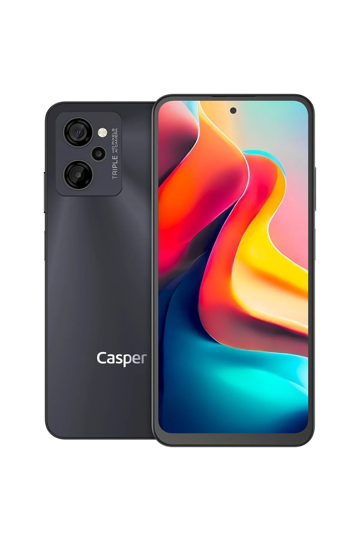 Casper Vıa M40 128 Gb 6 Gb Ram Safir Siyah (EKRAN KORUYUCU KILIF)