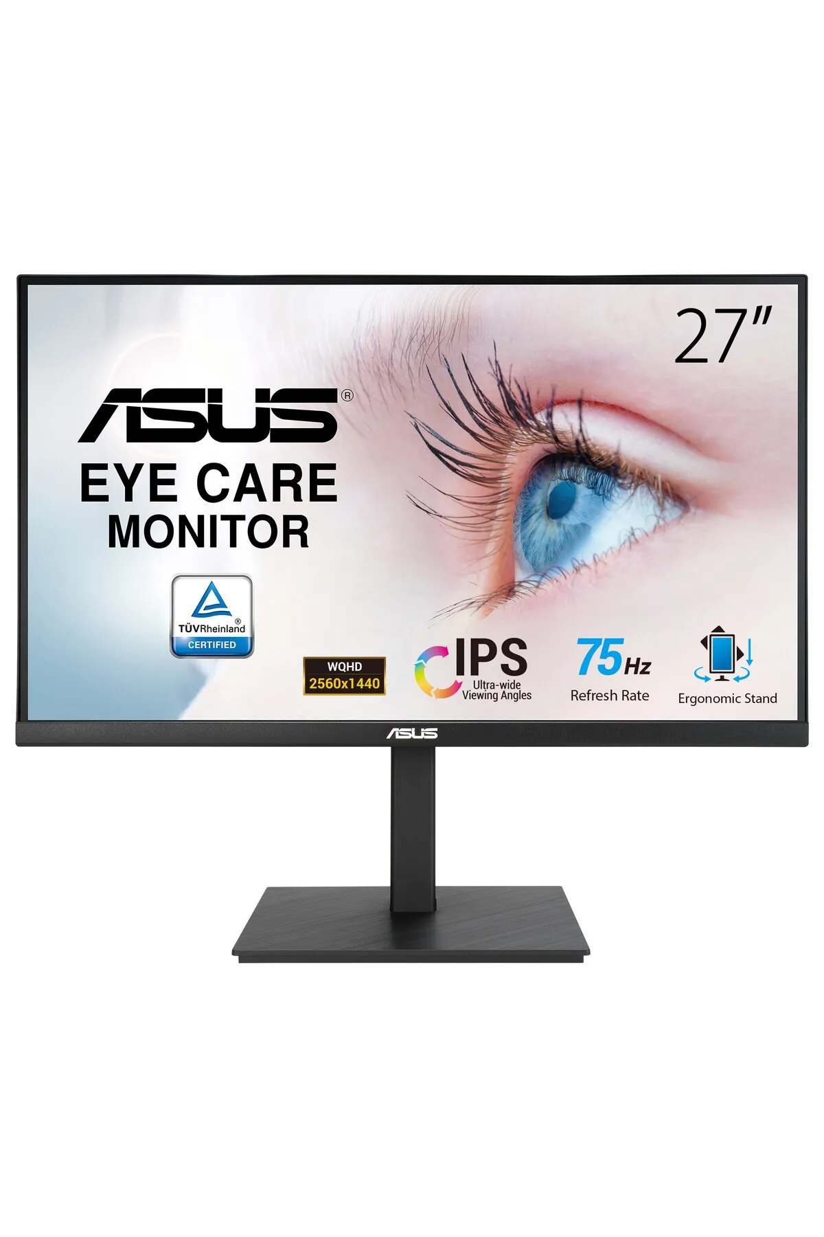 Asus Va27aqsb 27" 1ms 75hz Adaptive-sync Ips Wqhd Monitör