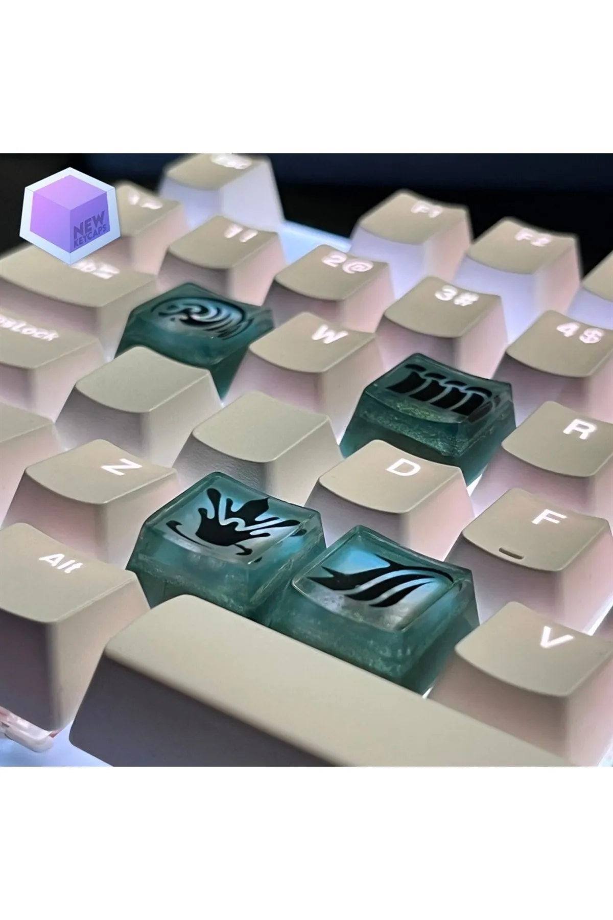 New Keycaps Valorant Harbor Tuşları Q-e-x-c Mekanik Klavye Tuşu Artisan Keycaps