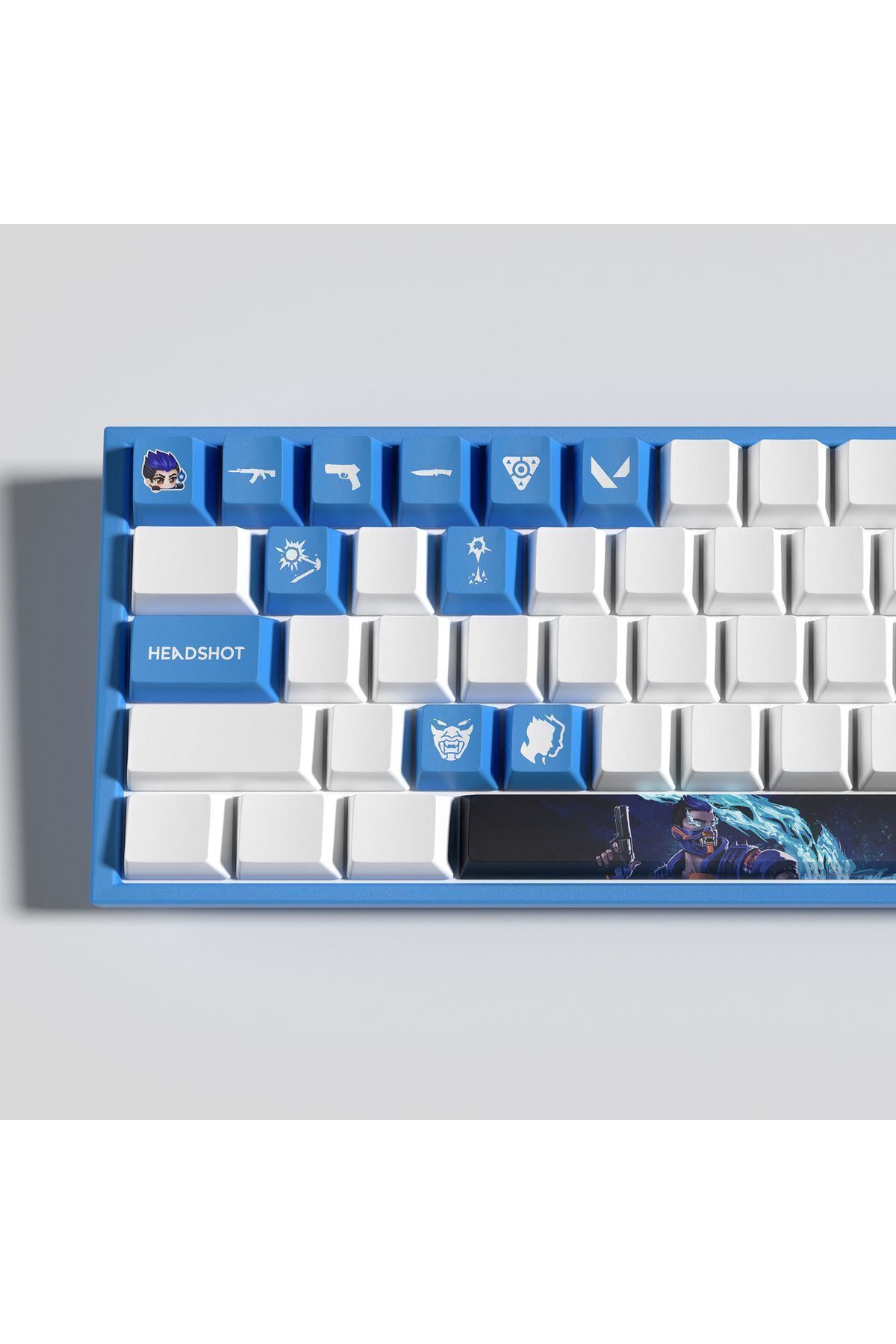 Beast Valorant Yoru Keycaps - 14 Adet Mekanik Klavye Tuşu