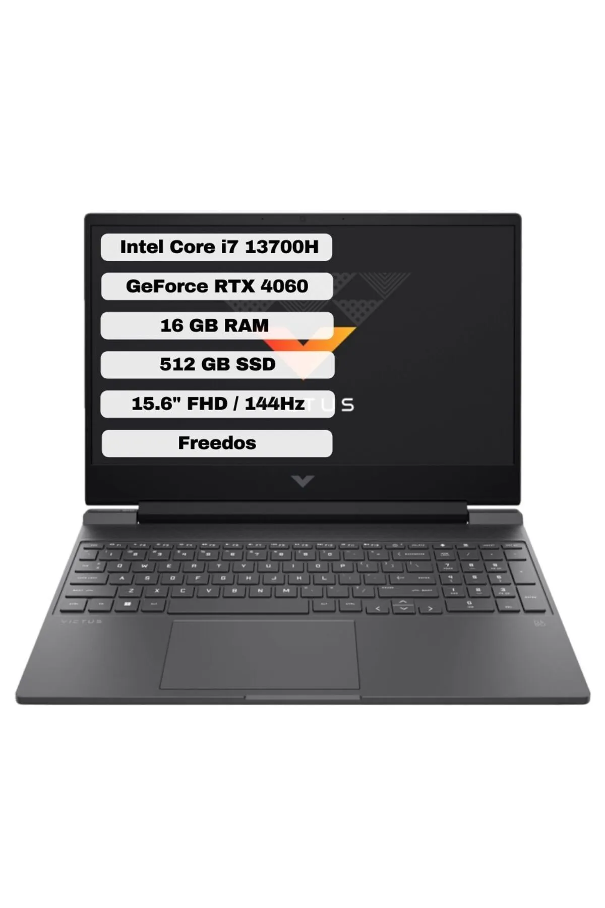 HP Vıctus 15-fa1055nt 8u846ea I7-13700h 16gb 512gb Ssd 8gb Rtx4060 15.6" Dosuyumlu