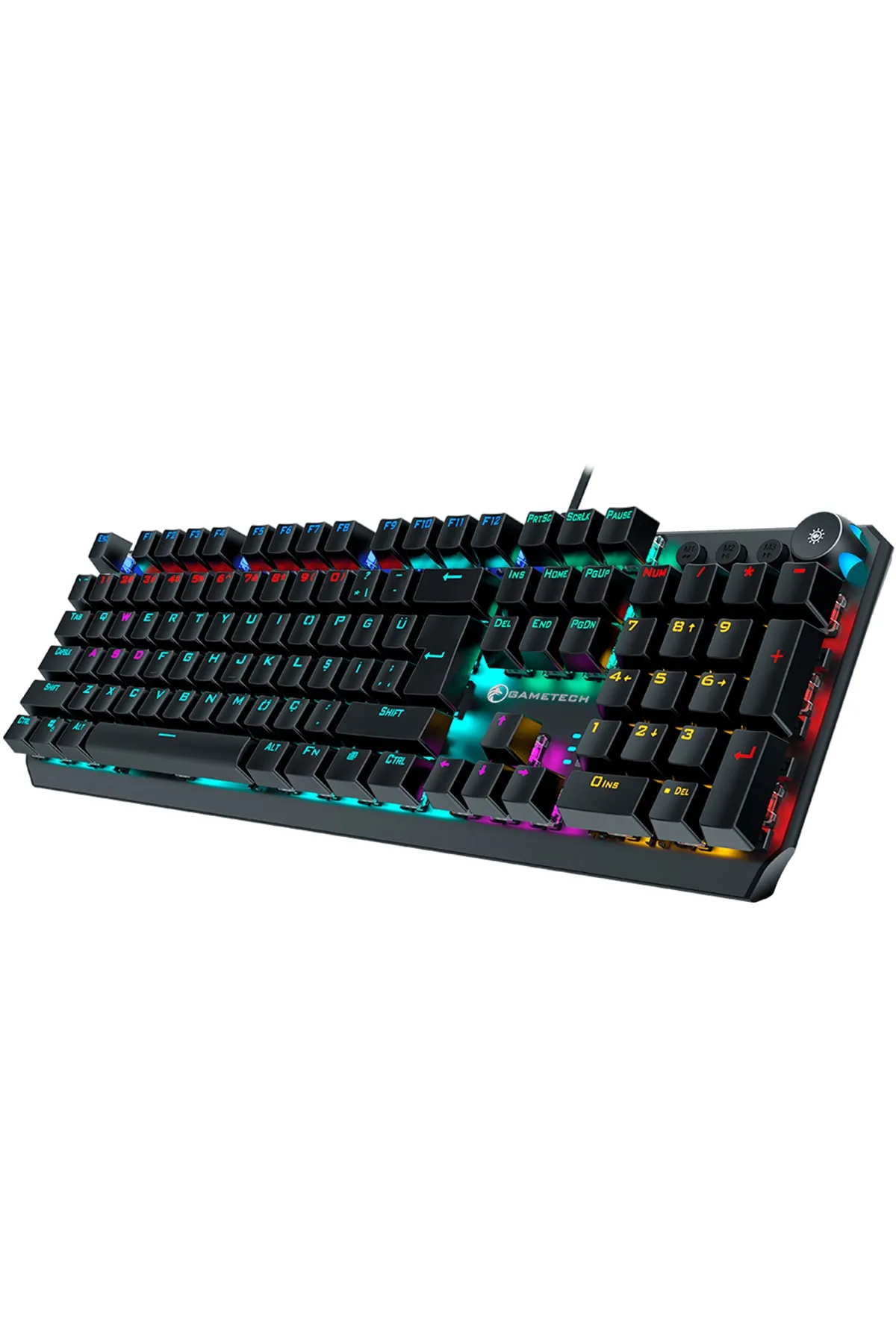 Gametech Venom Blue Switch Gaming Oyuncu Mekanik Klavye