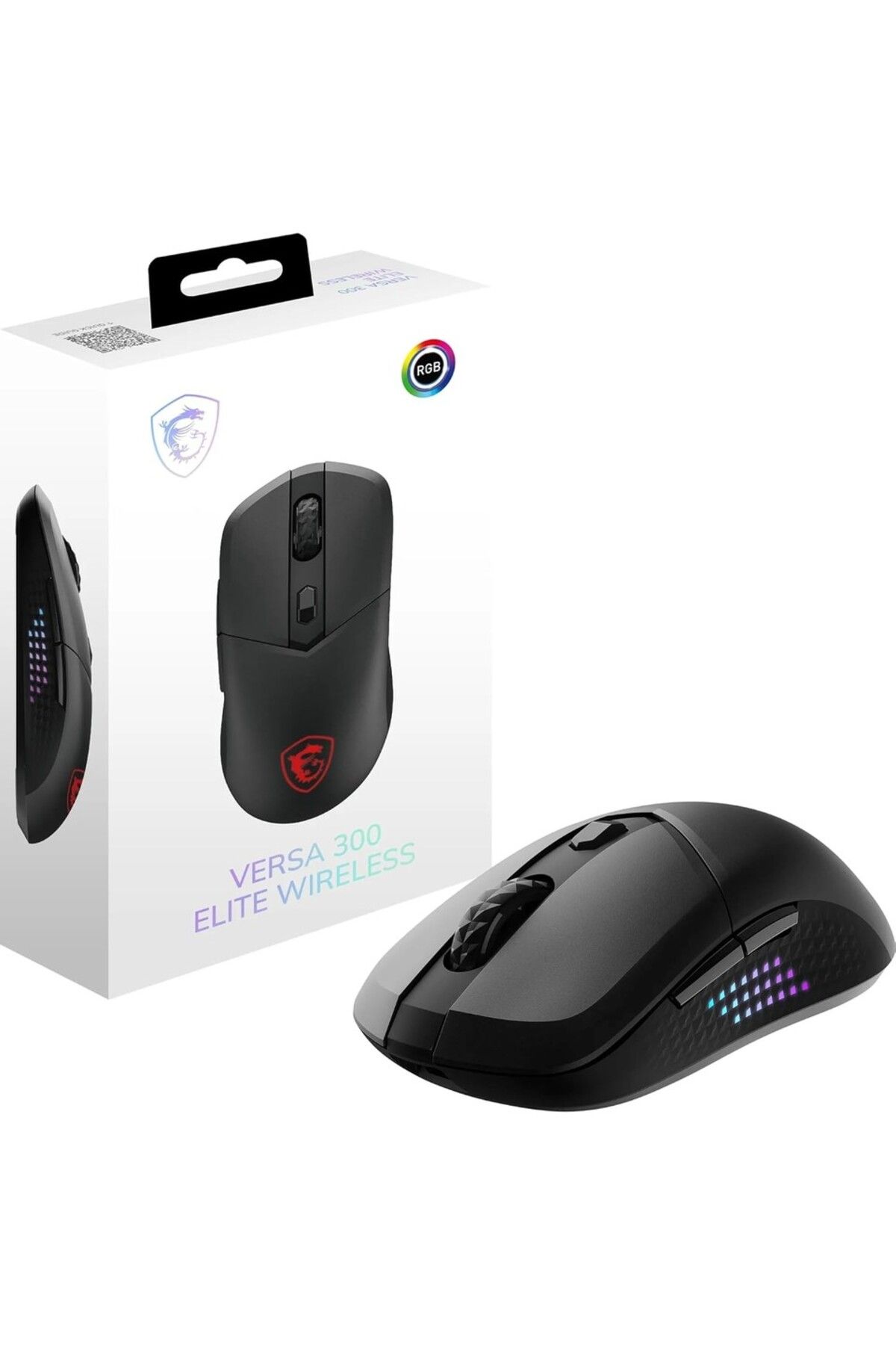 MSI Versa 300 Elite Wireless 2.4 GHz Bluetooth 5.3 Kablosuz Mouse