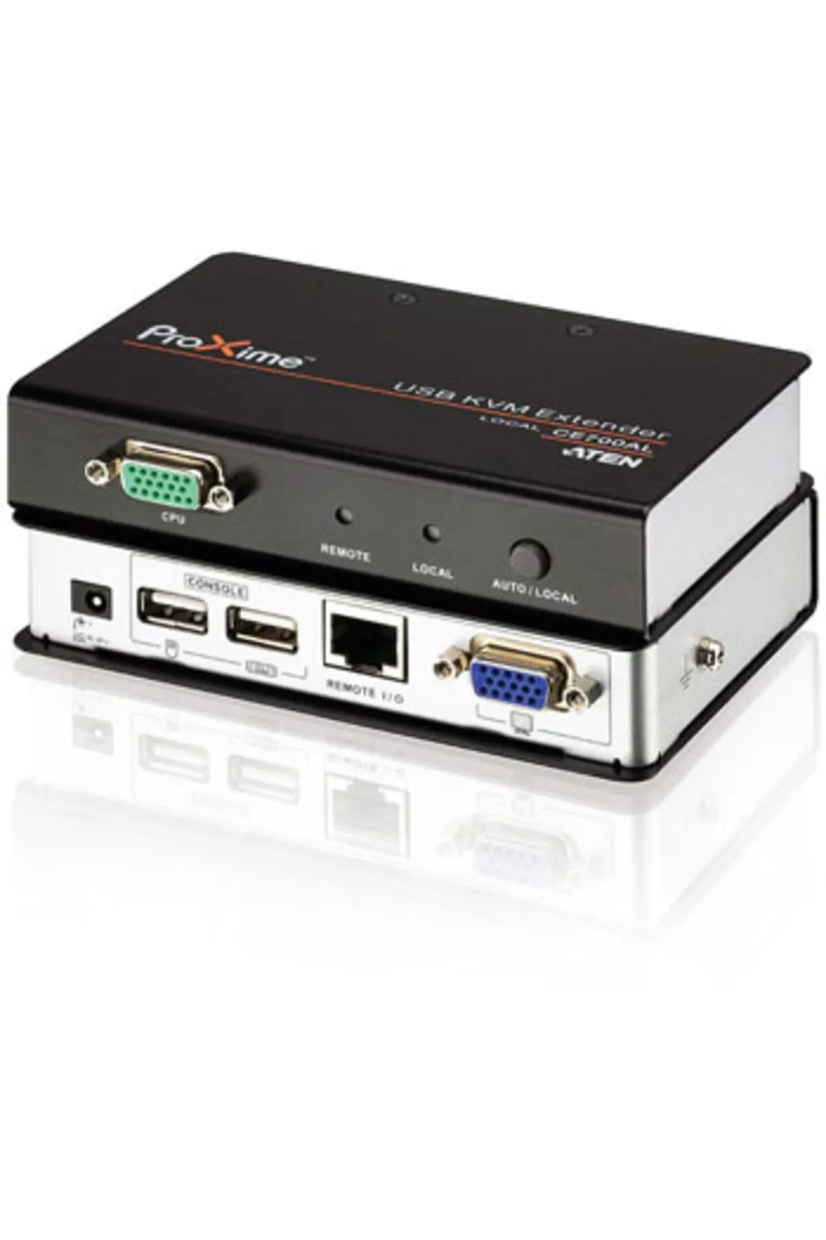 Aten VGA  Cat 5 KVM (Keyboard/Video Monitor/Mouse) Mesafe Uzatma Cihazı, 150 metre, USB Konsol, ESD ve ge