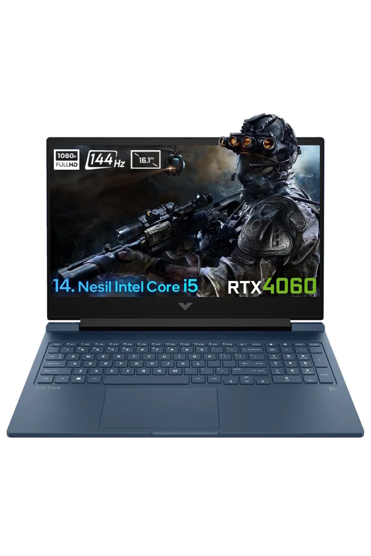 HP Victus 16-R1057NT 9J260EA i5-14500HX 16GB 1TB RTX4060 16.1inç 144Hz FHD FreeDos Gaming Laptop