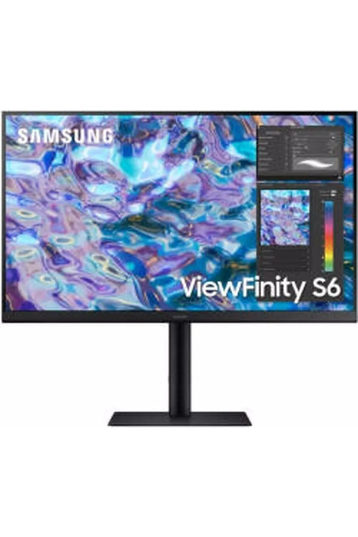 Samsung Viewfinity S6 LS27B610EQUXUF 27" 75Hz 5ms QHD FreeSync Pivot IPS Monitör (Samsung Türkiye Garantili)