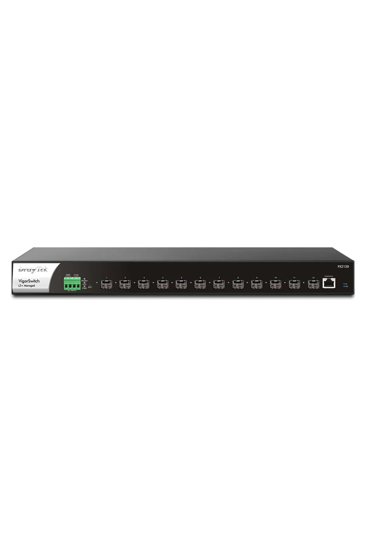 DRAYTEK Vigor FX2120 12-Sfp+ Port Layer 2+ Managed Switch