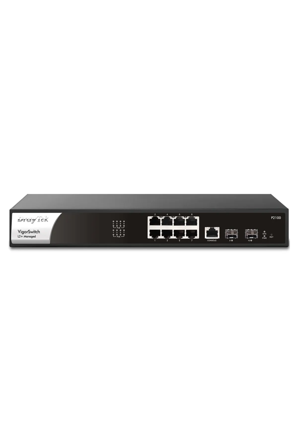 DRAYTEK Vigor P2100 10-Port Layer 2+ Managed Poe Switch