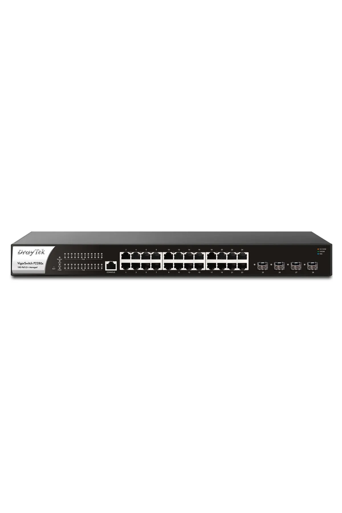 DRAYTEK Vigor P2280X 28-Port L2+ Managed 10G Poe Switch