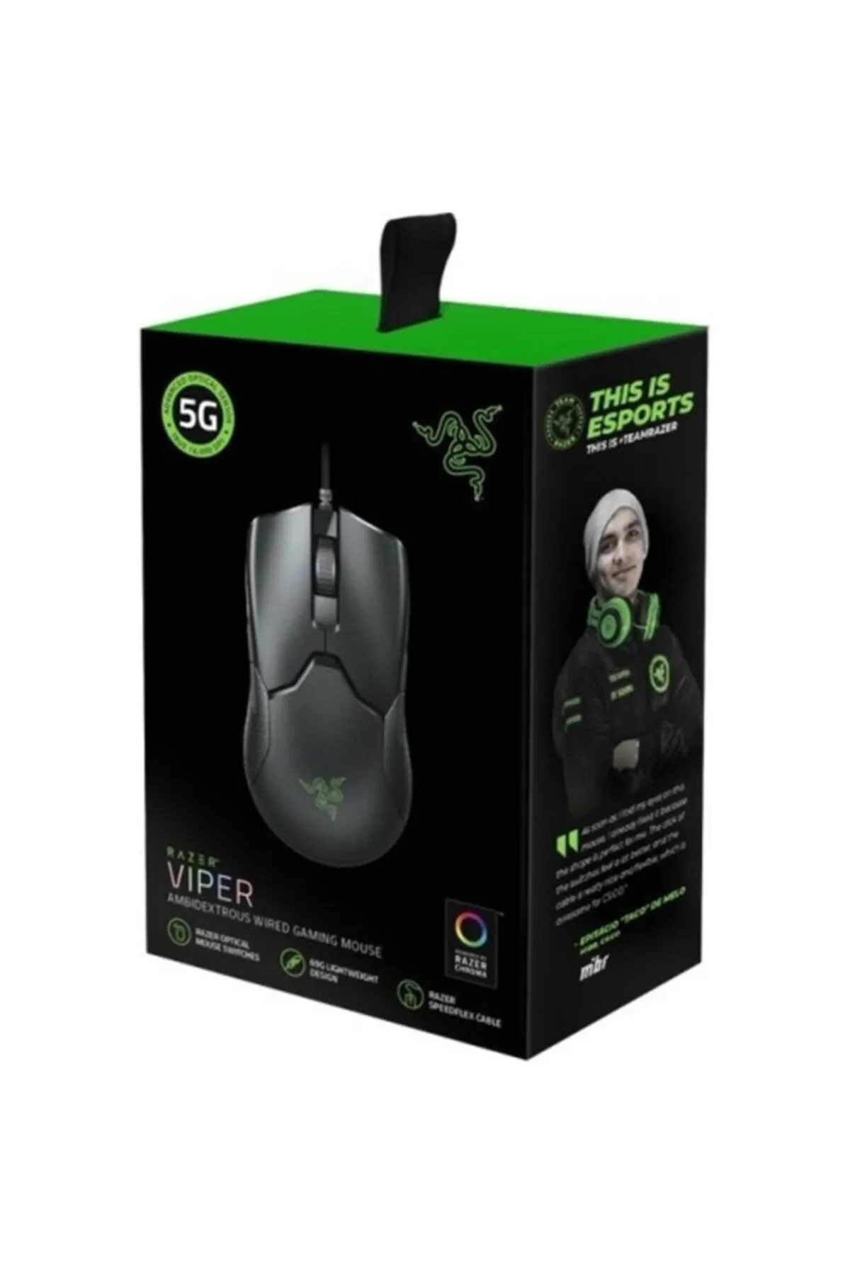 Razer Viper 16.000 Dpı Kablolu Siyah Oyuncu Mouse