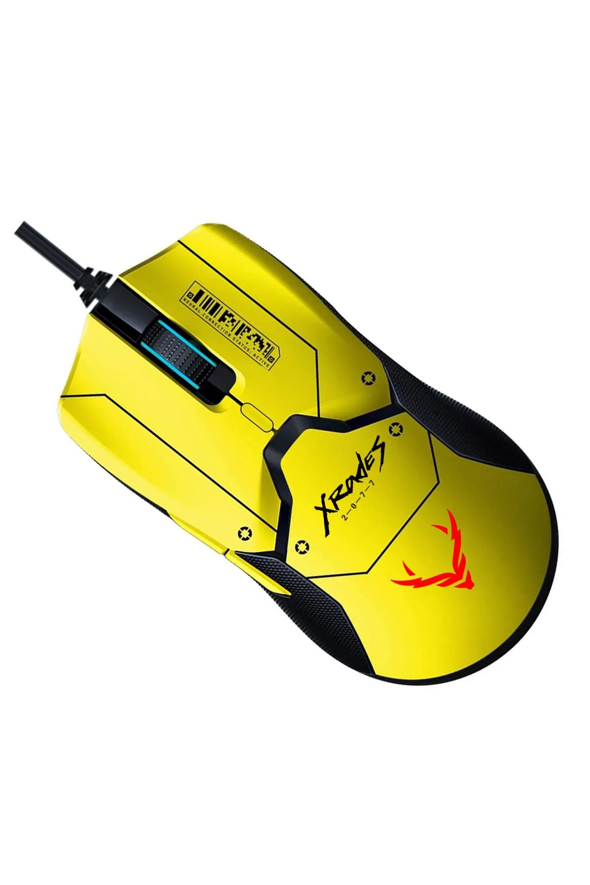 Xrades Viper Rgb Gaming Mouse 12800 Dpı 8 Tuşlu Drag Click Makrolu Cyperpunk