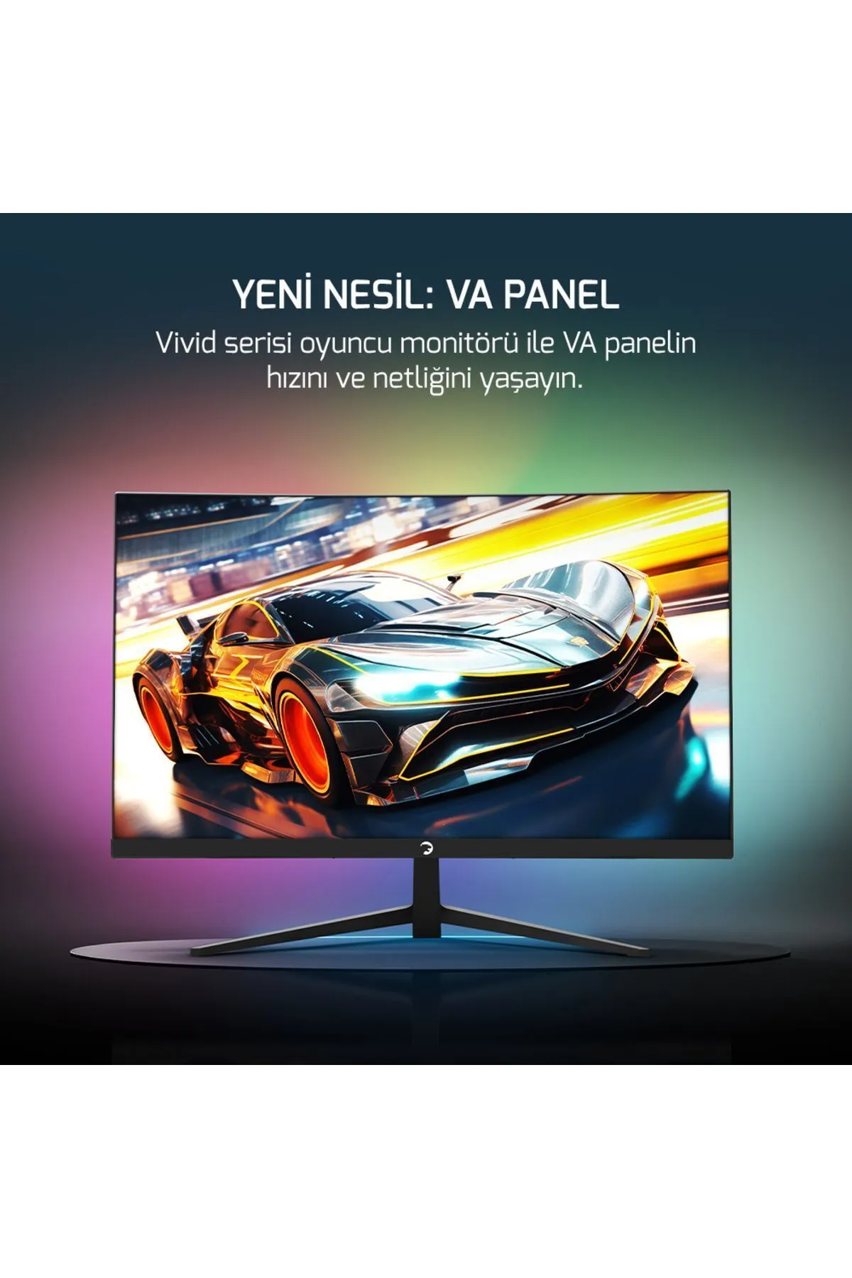 Gamepower Vivid F10 24" Curved Va Rgb 120hz 1ms Fhd 2x2w Gaming Monitor (SIFIR ÖLÜ PİKSEL GARANTİLİ)