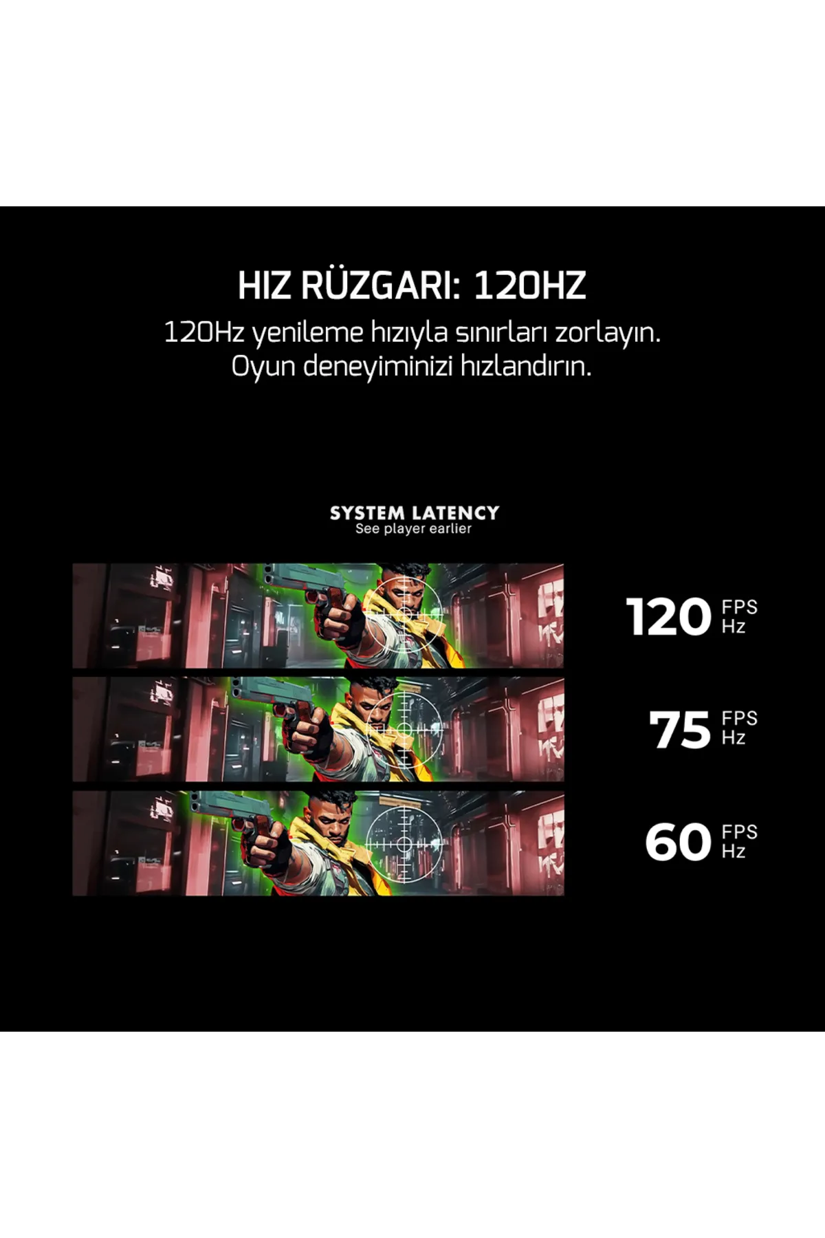 Gamepower Vivid F20 27' Curved RGB Beyaz 120Hz 1ms FHD Gaming Monitör (Sıfır Ölü Piksel Garantili)