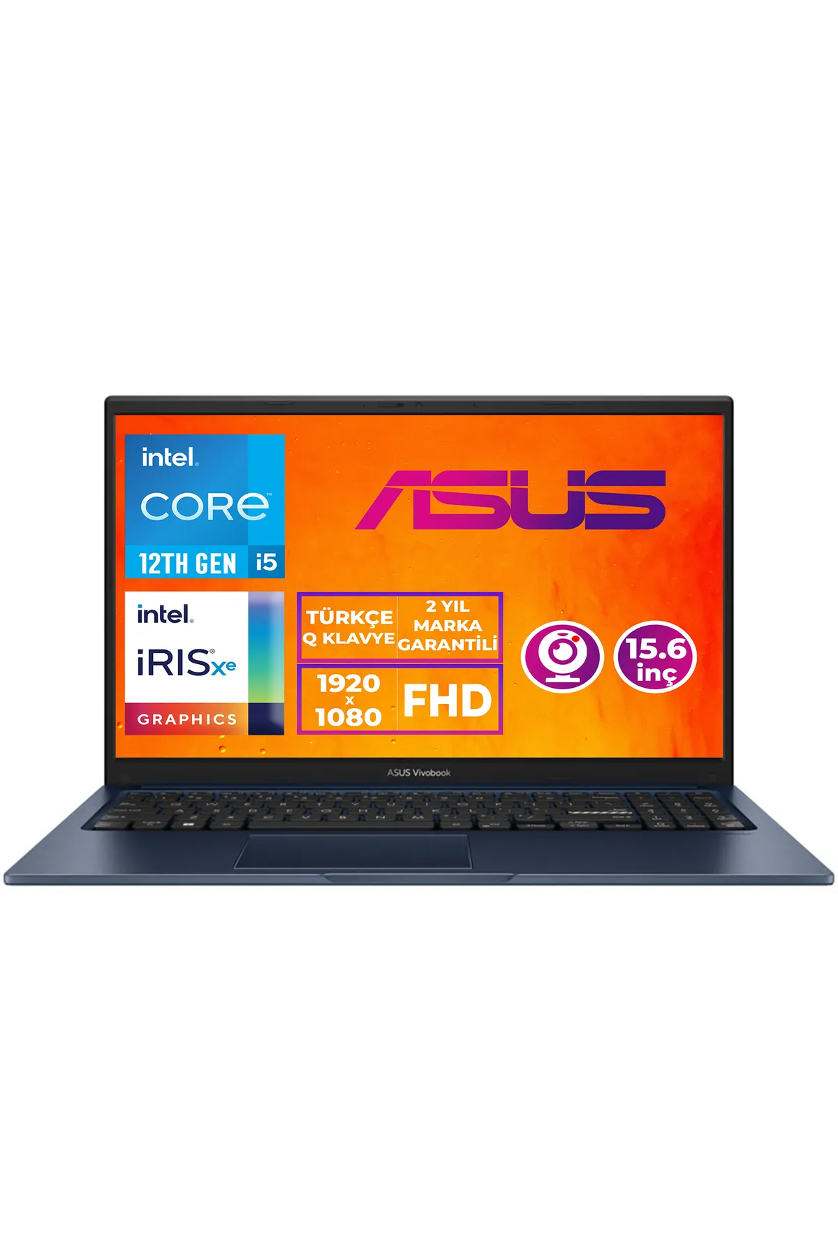 Asus Vivobook 15 İ5-1235U 16gb 512gb Ssd 15.6" Fhd Freedos Taşınabilir Bilgisayar X1504za-nj1020 003