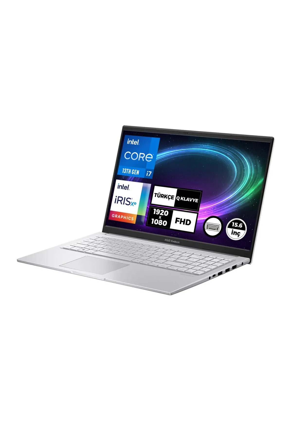 Asus VivoBook 15 i7-1355U 16GB 512GB SSD 15.6" FHD Freedos Taşınabilir Bilgisayar X1504VA-NJ412001