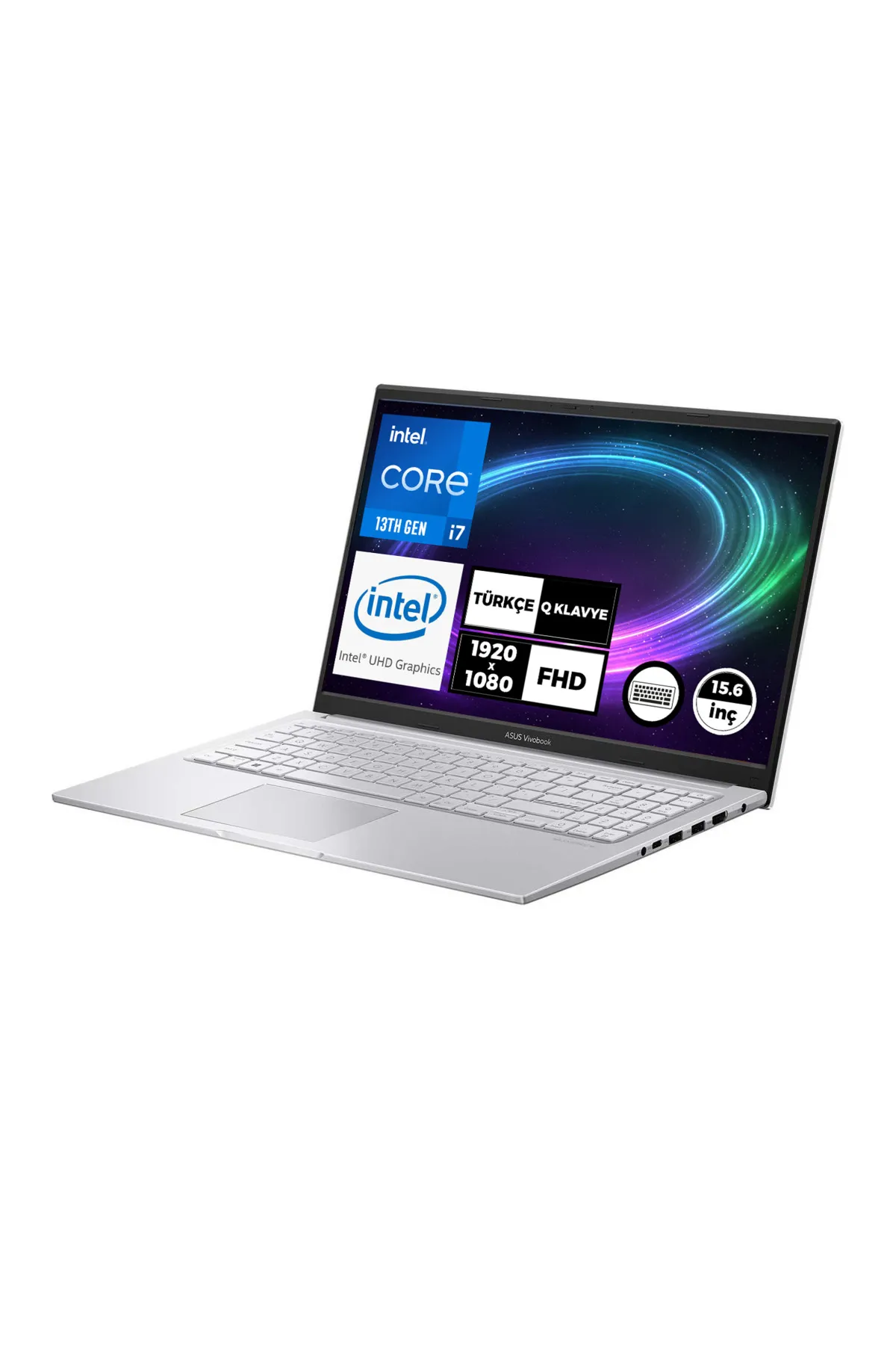 Asus VivoBook 15 i7-1355U 8GB 1TB SSD 15.6" FHD W11P Taşınabilir Bilgisayar X1504VA-NJ412017