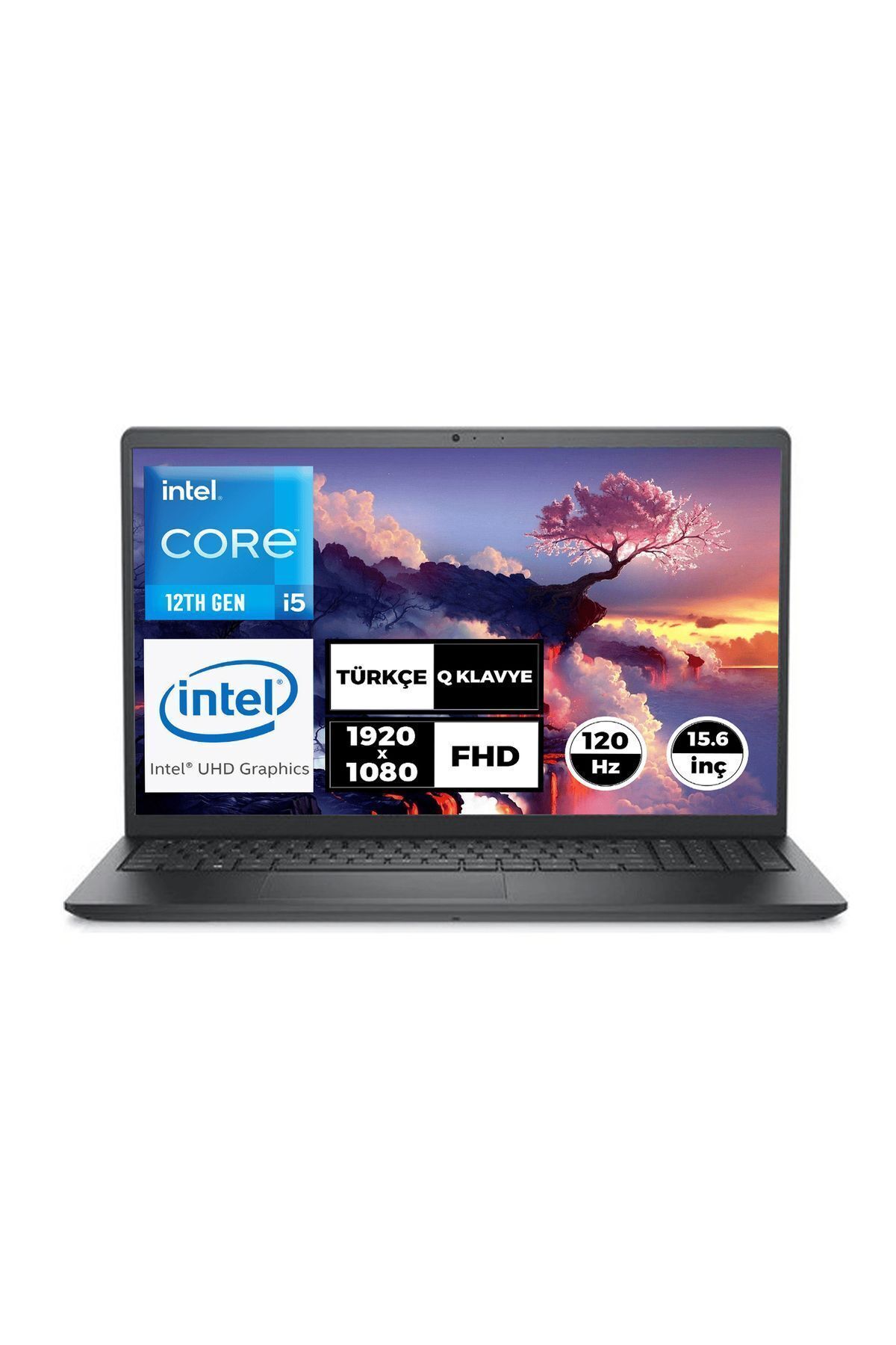 Dell VOSTRO 3520 i5-1235U 8GB 256GB SSD Fdos 15.6" FHD Taşınabilir Bilgisayar N1611PVNB3520U 001