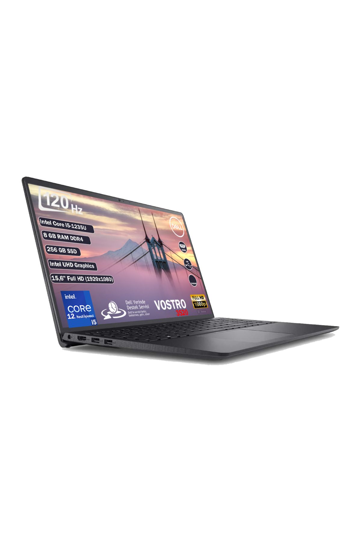 Dell VOSTRO 3520 Intel Core i5-1235U 8GB 256GB SSD 15.6" FHD Ubuntu N1605PVNB3520U