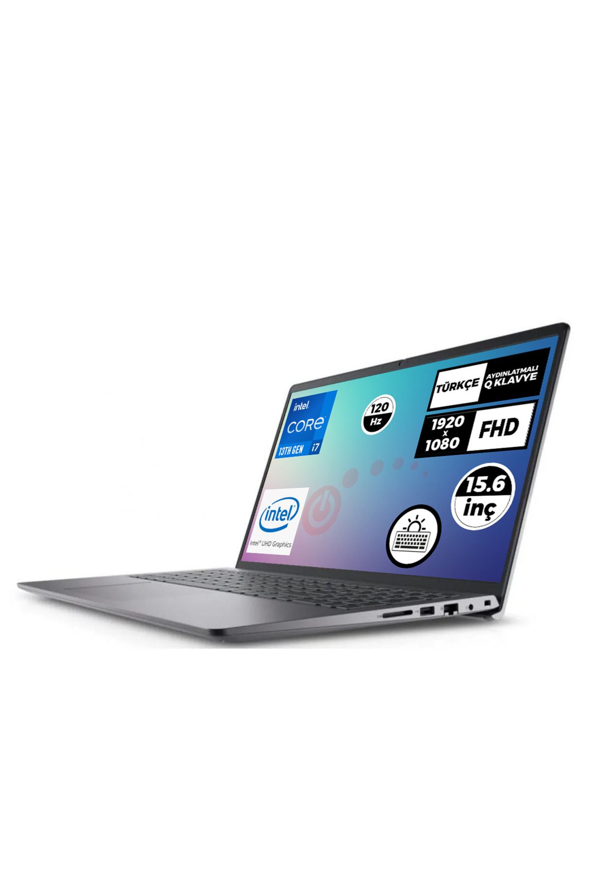 Dell Vostro 3530 i7-1355U 64GB 2TB SSD 15.6" FHD 120Hz Freedos Laptop N1601PVNB3530U 007