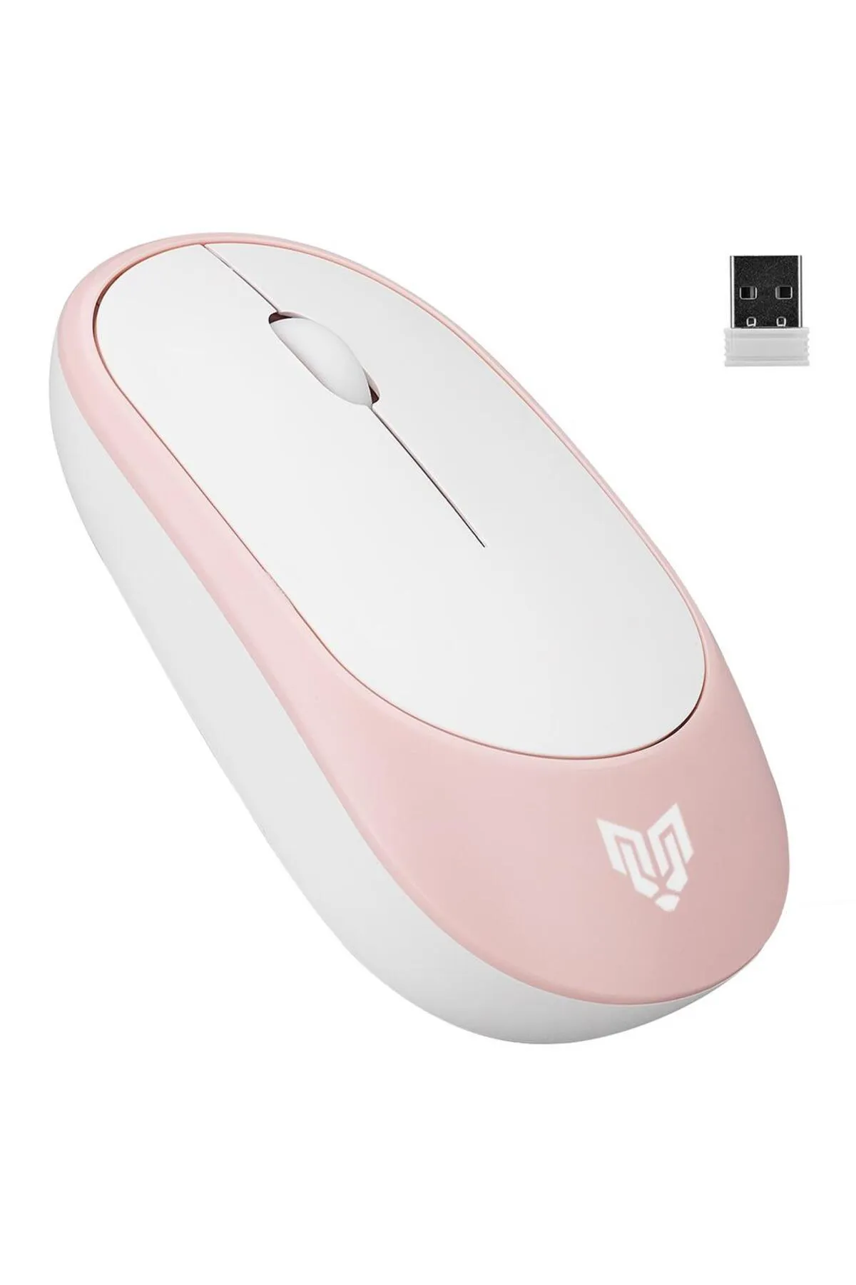 Blueforce W314 2.4 Ghz Wireless 3 Tuşlu Sessiz Ofis Mouse Pembe