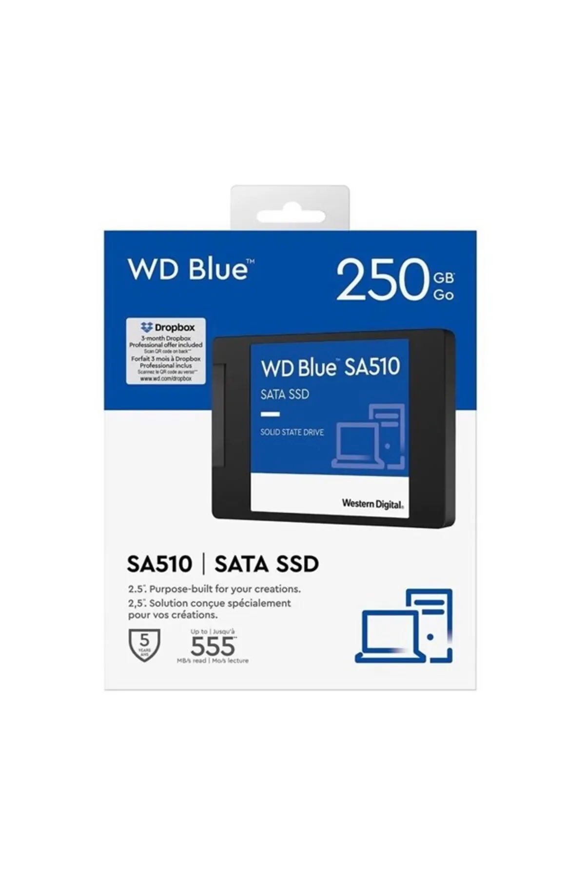 WESTERN DIGITAL WD Blue SA510 250GB 2.5" SATA SSD (555-440)