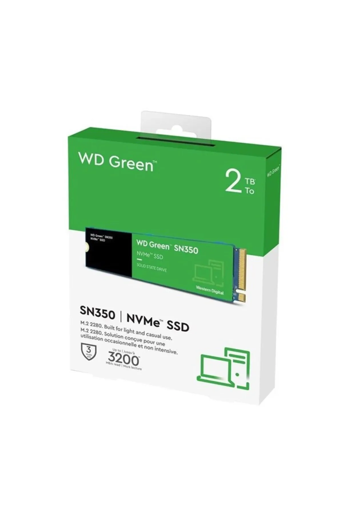 WESTERN DIGITAL WD Green SN350 2TB NVMe M.2 (3200/3200)