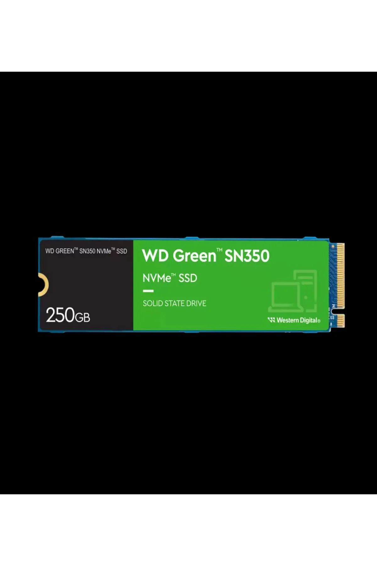 WESTERN DIGITAL WD Green SN350, WDS250G2G0C, 250GB, 2400/1500, Gen3, NVMe PCIe M.2 SSD