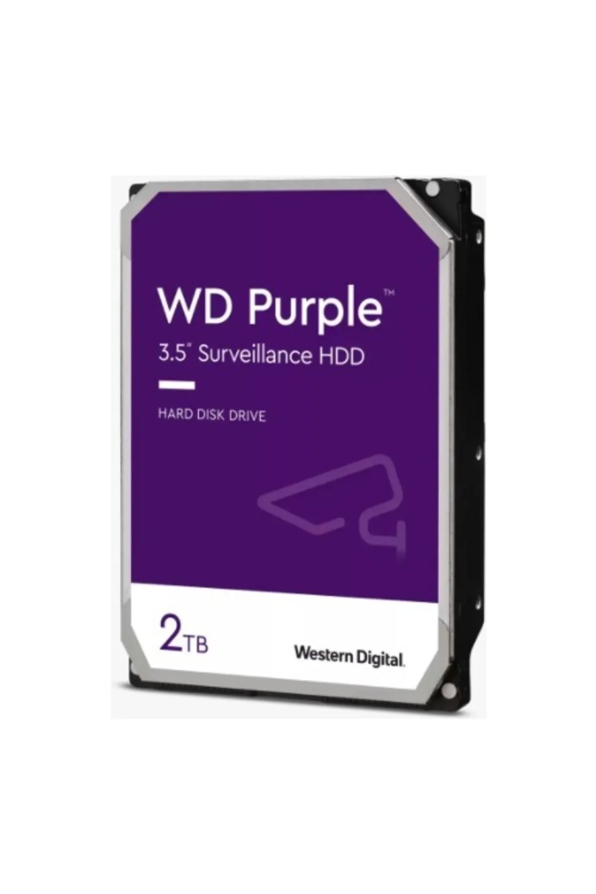 WD Wd Purple 3.5 Sata Iıı 6gb/s 2tb 64mb 7/24 Guvenlik Wd22purz