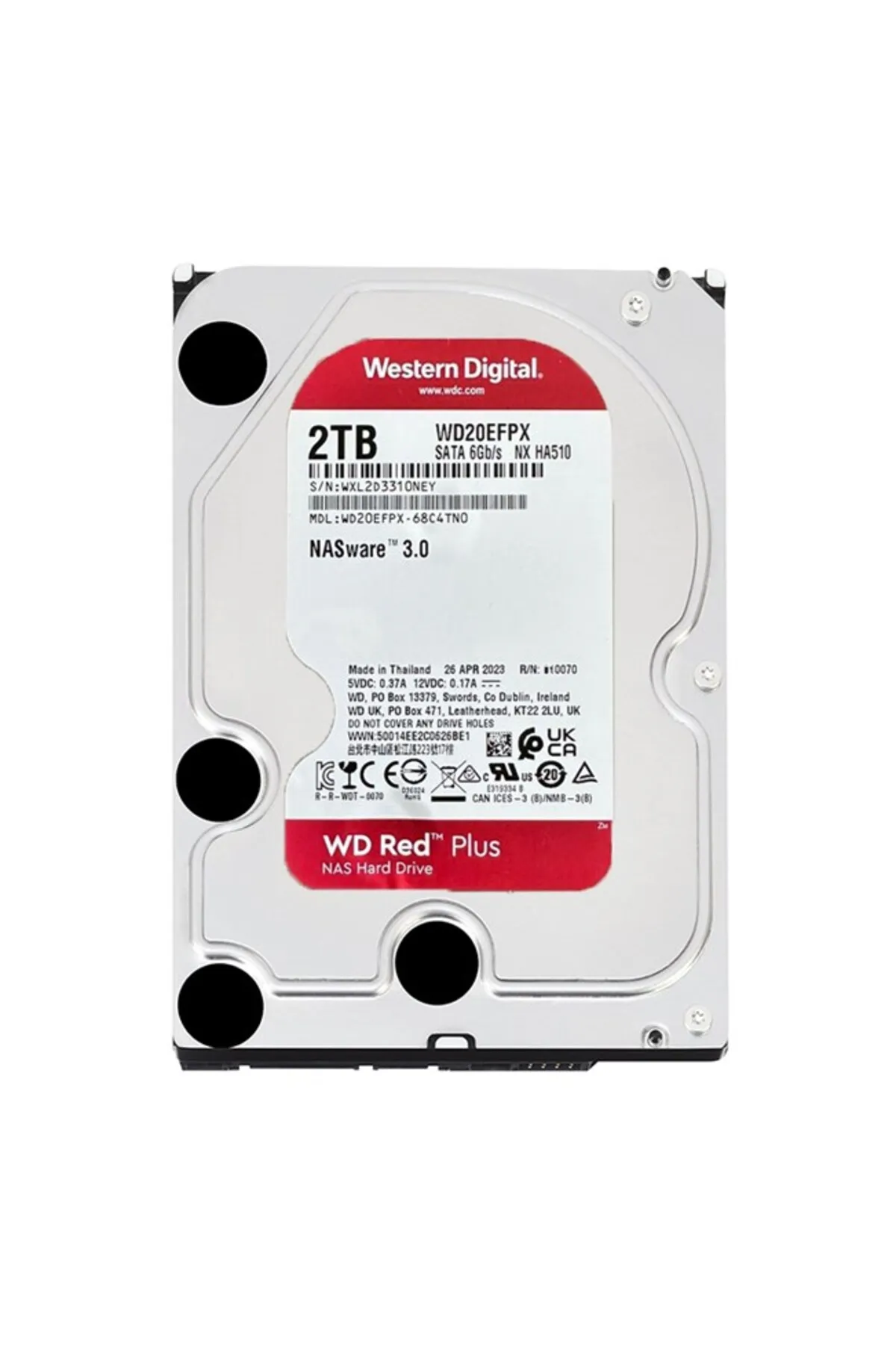 WESTERN DIGITAL WD Red Plus Nas 2TB 3.5" 5400Rpm SATA (WD20EFPX)