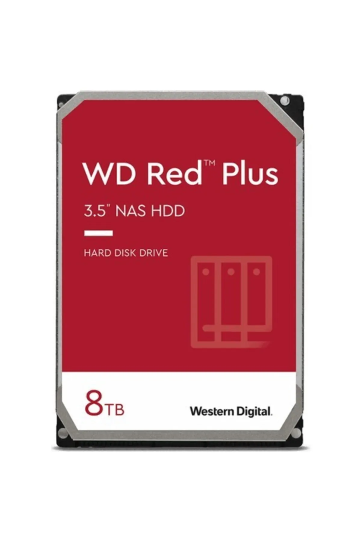 WD Wd Red Plus Wd80efbx 8tb 7200rpm 256mb 3.5" Sata 3 Nas Harddisk