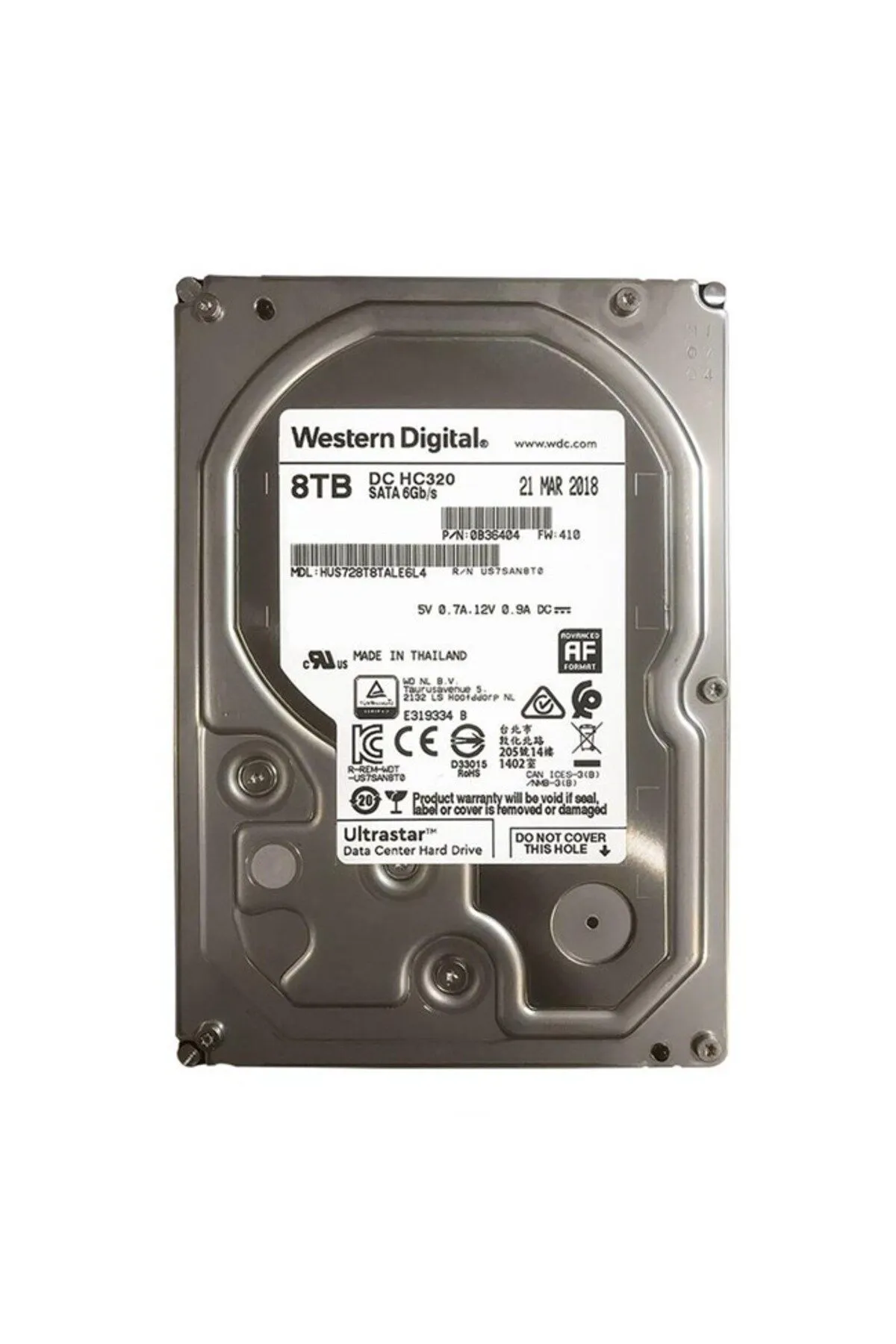 WESTERN DIGITAL WD Ultrastar DC HC320 Enterprise 8TB -0B36404