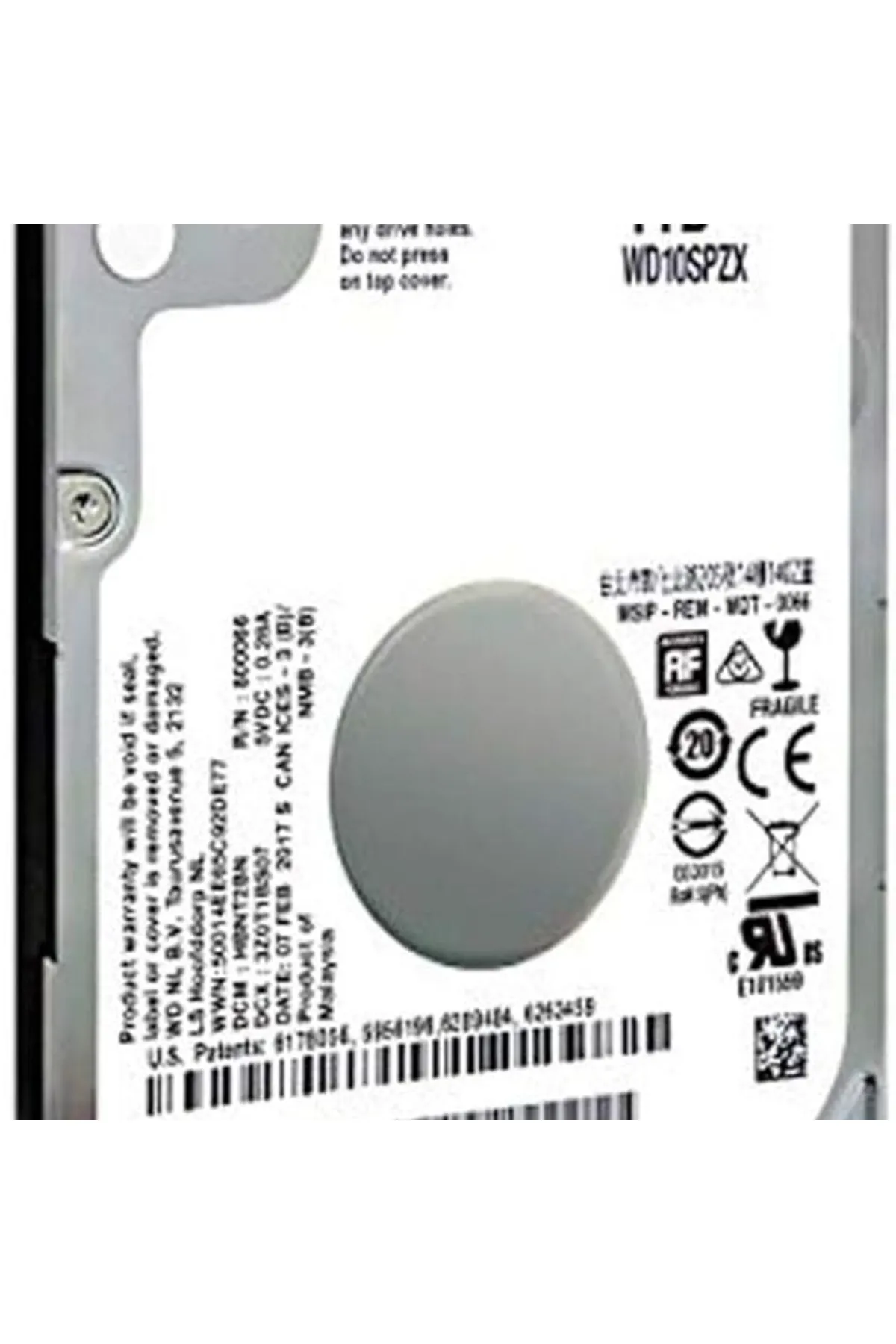 WESTERN DIGITAL WD WD10SPZX 1TB-5400Rpm-2,5"