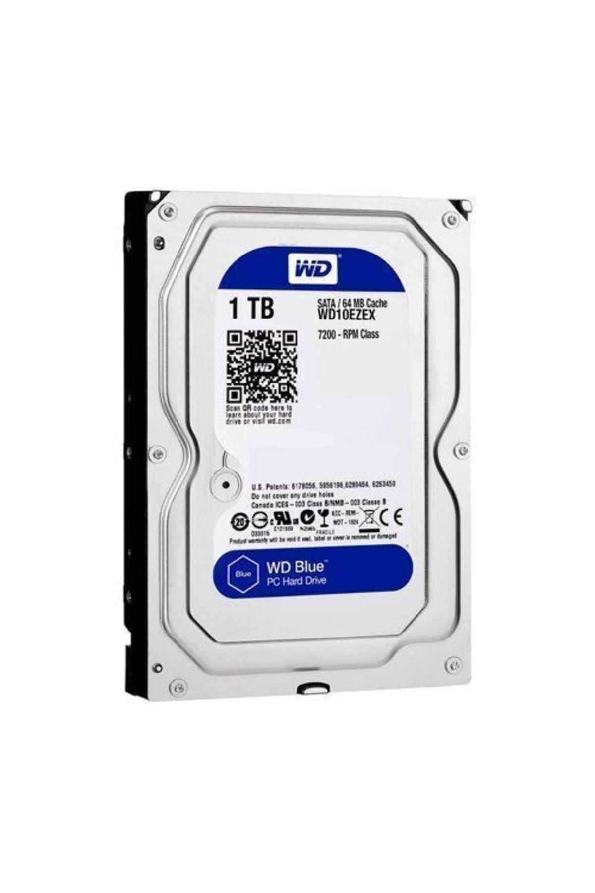 WD Wd10ezex 1tb Blue Sata 3.0 7200rpm 64mb 3.5'' Dahili Disk