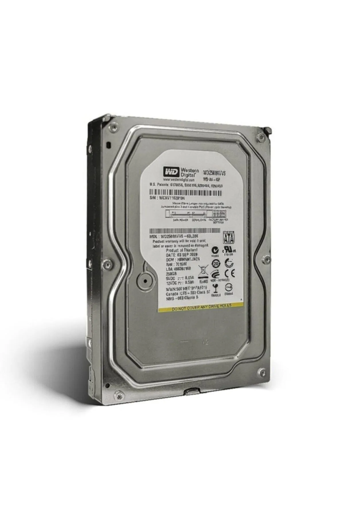 WD Wd2500avjs 250 Gb 3.5 5900 Rpm Sata Harddisk