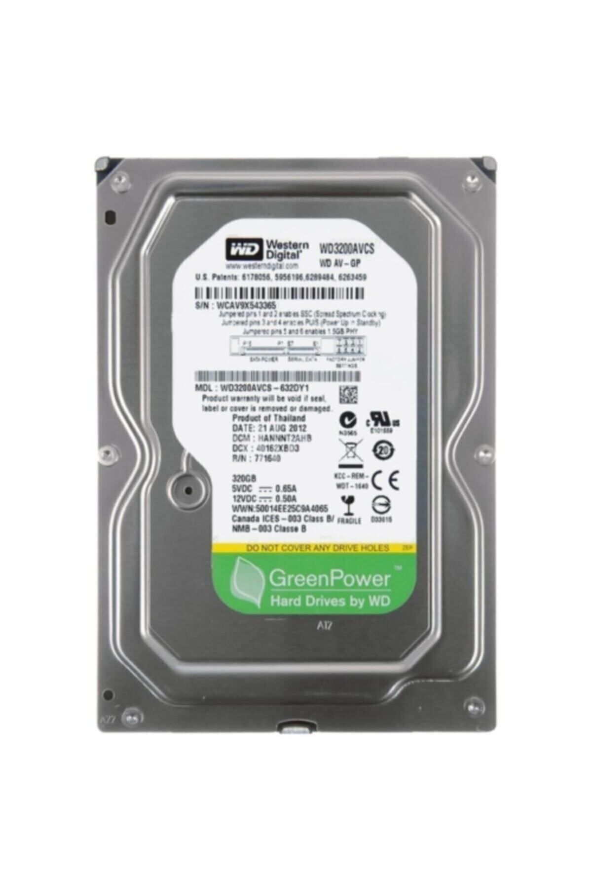 Seagate Western Digital Av-gp Wd3200avcs 320 Gb Hdd