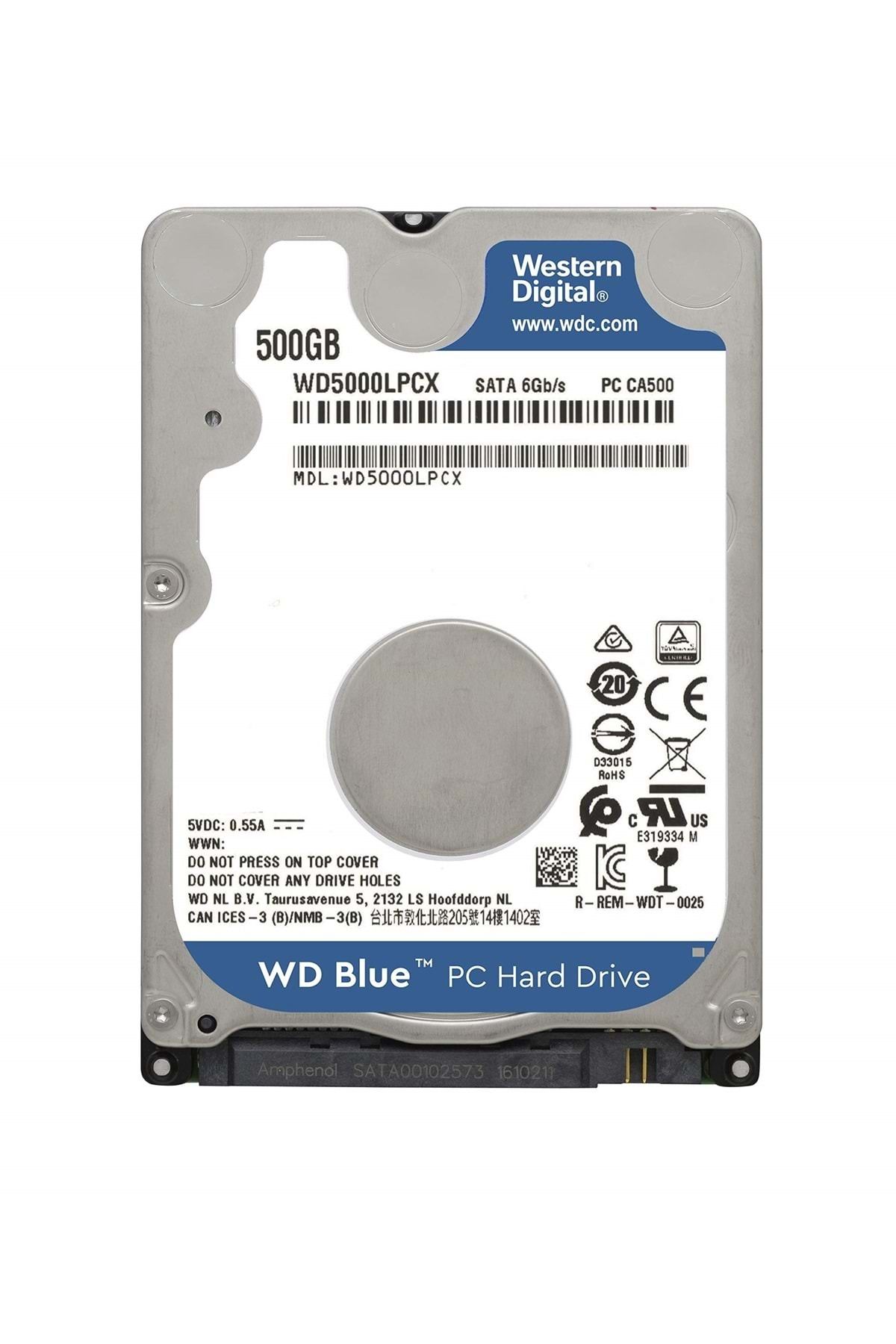 WD Western Digital Blue 5000lpcx 2.5" 320 Gb 5400 Rpm Sata 3 Hdd