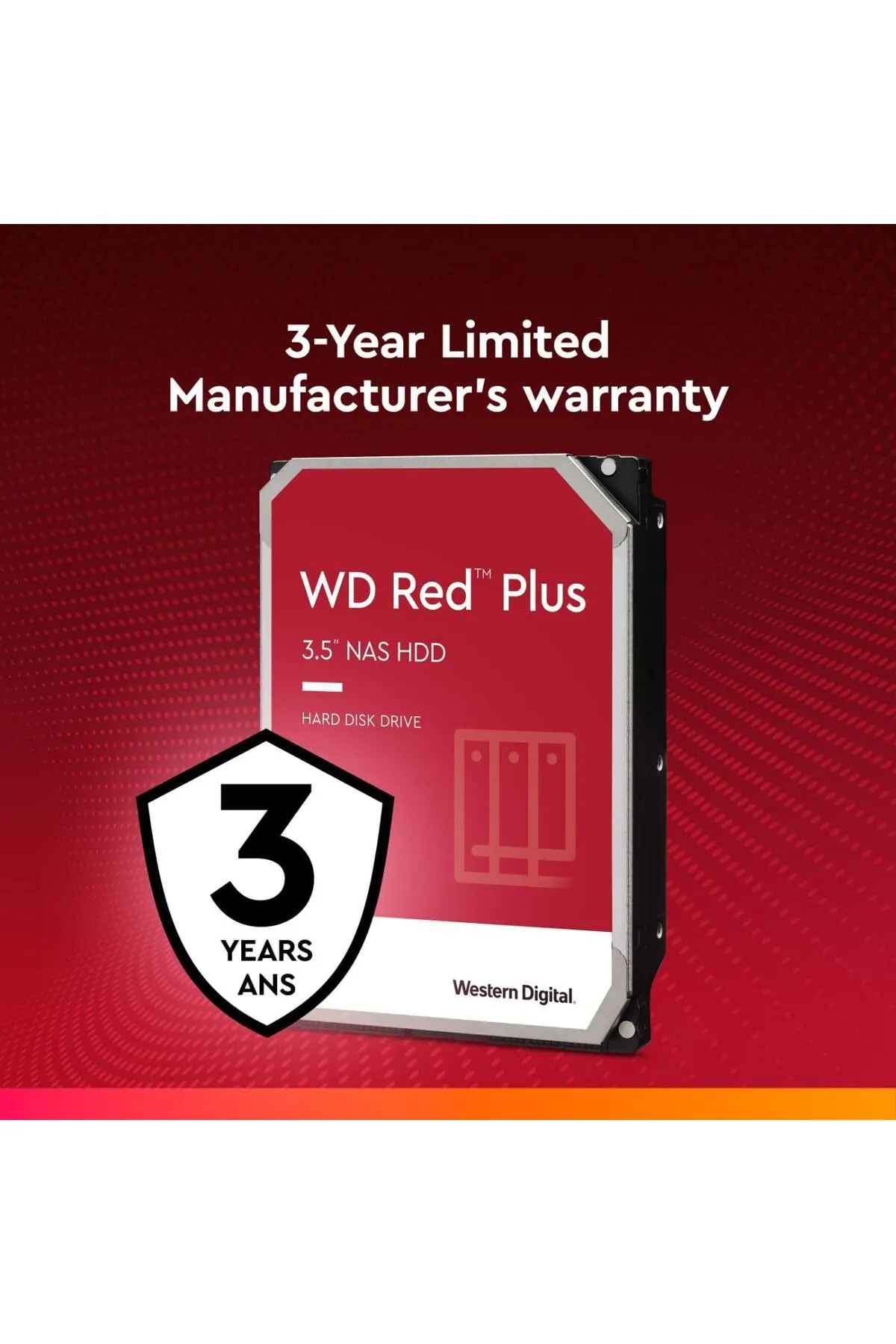 WDB Western Digital Wd Red Plus 8to Sata 6gb/s 3.5p Hdd