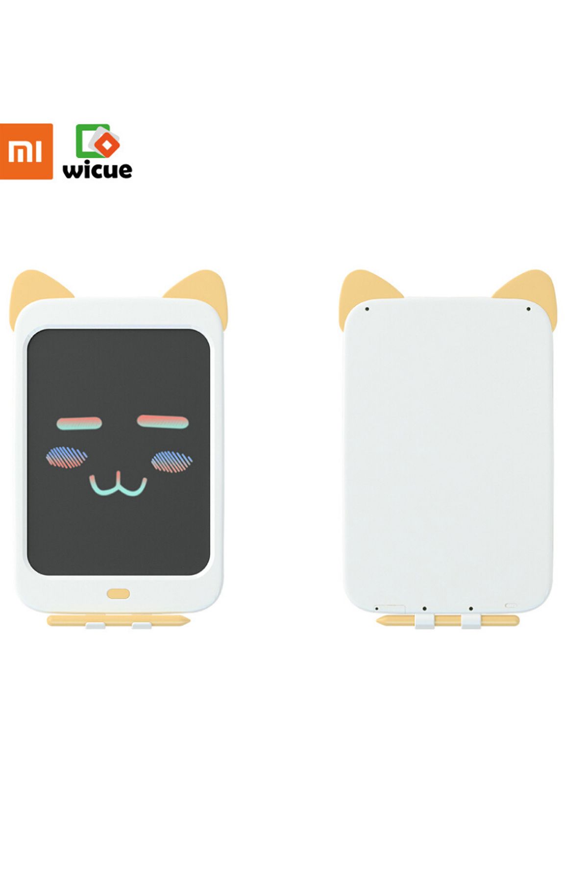 Xiaomi Wicue 10” Sarı Kedi Lcd Dijital Renkli Çizim Tableti Beyaz