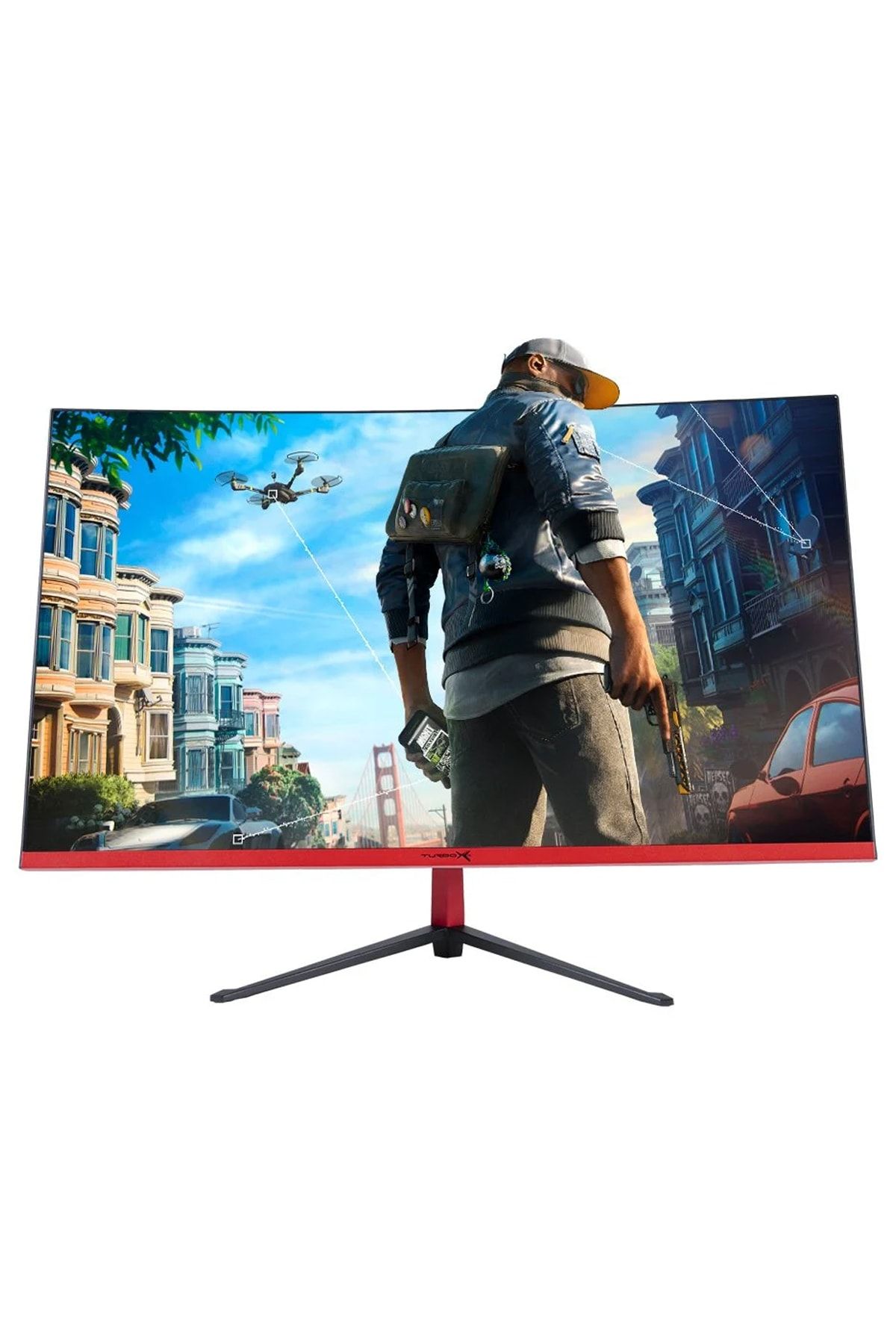 Turbox Wideangel Mt-l270cfhd 5ms 75hz Vga Hdmi 1920x1080 27'' Curved Monitör